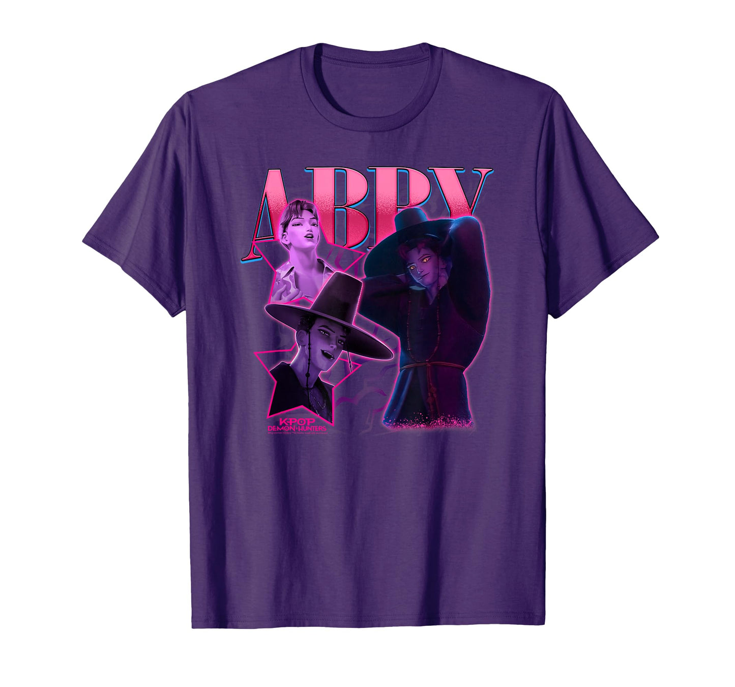 Kpop Demon Hunters Halloween Abby Showcase Y2K Style Poster T-Shirt