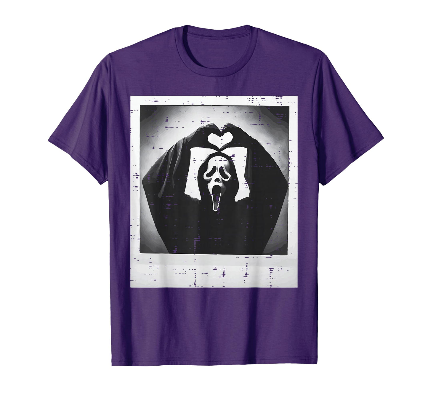 Halloween Scary Face Hand Heart Horror Costume Men Women Kid T-Shirt
