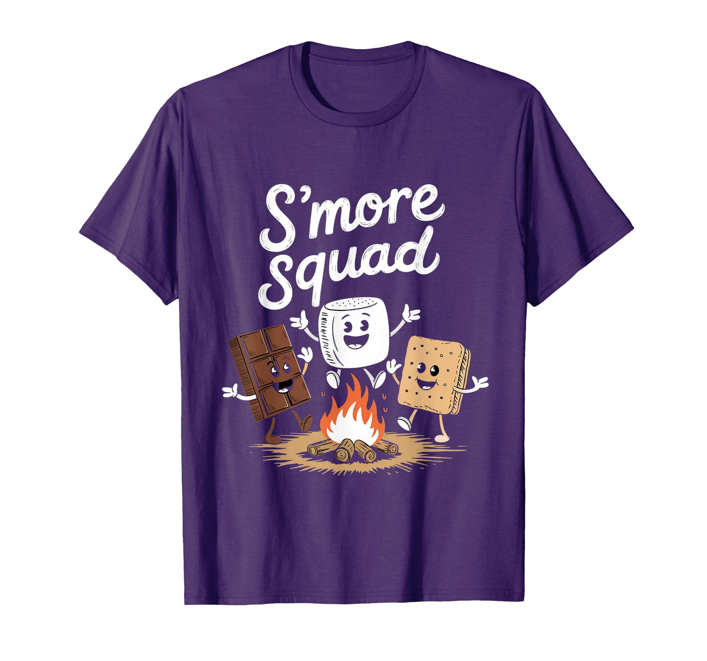 S'more Squad Camping Smores Kawaii S'mores T-Shirt