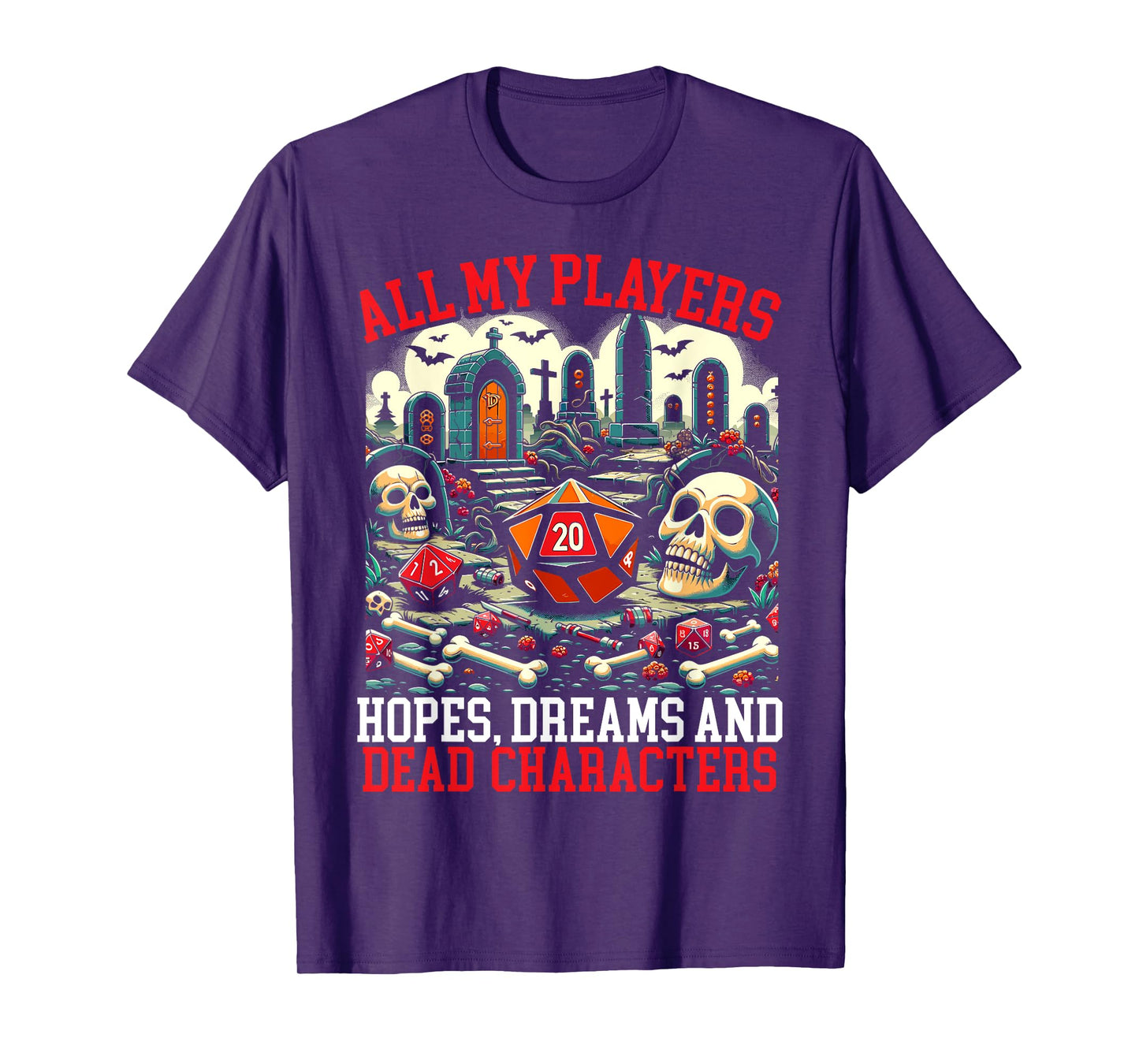 Role Playing Game RPG D20 Tabletop Funny RPG Gamer T-Shirt