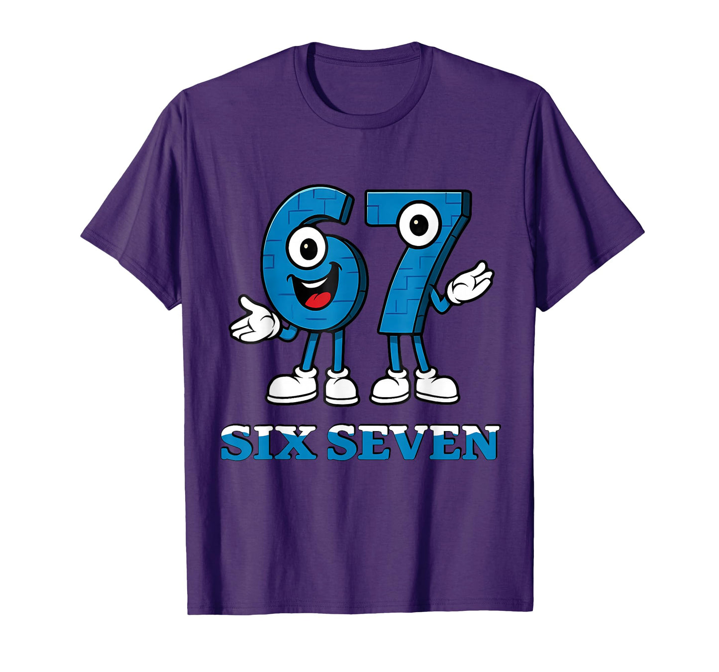 67 Six Seven Couple Matching Halloween Costume Brainrot Meme T-Shirt