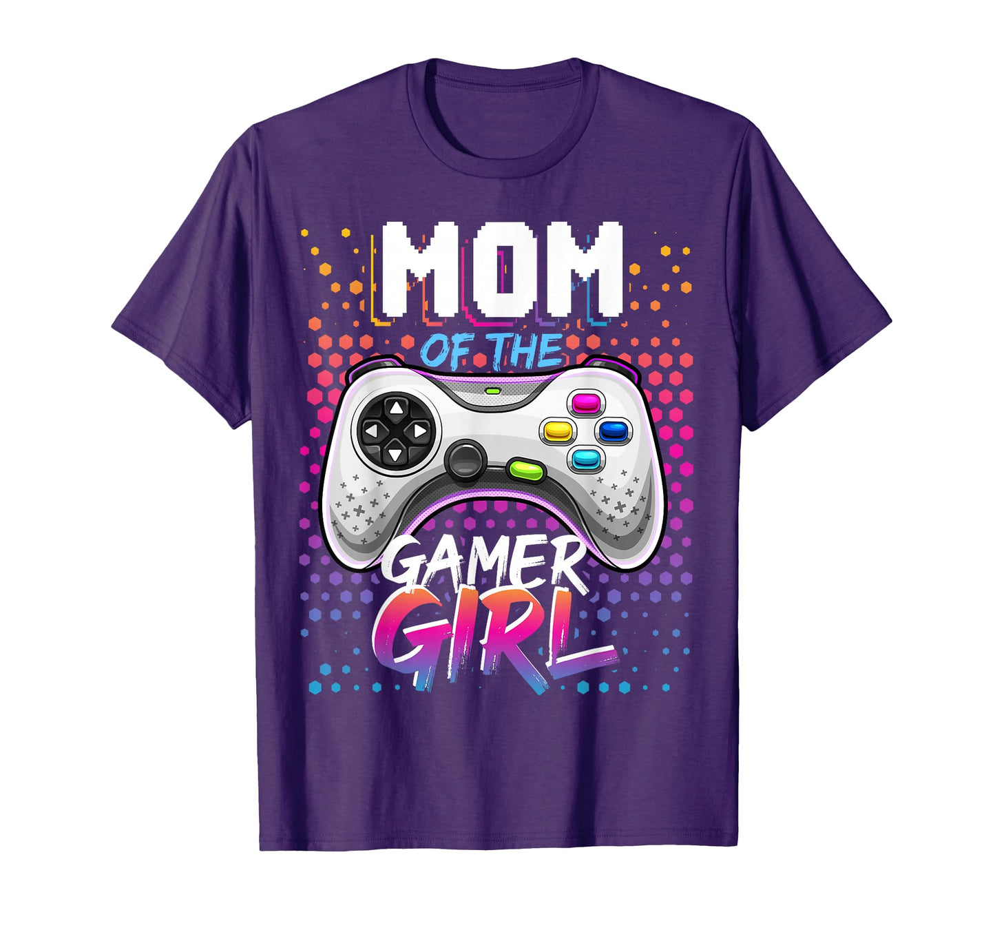 Mom of the Gamer Girl Matching Video Game Birthday Gift T-Shirt