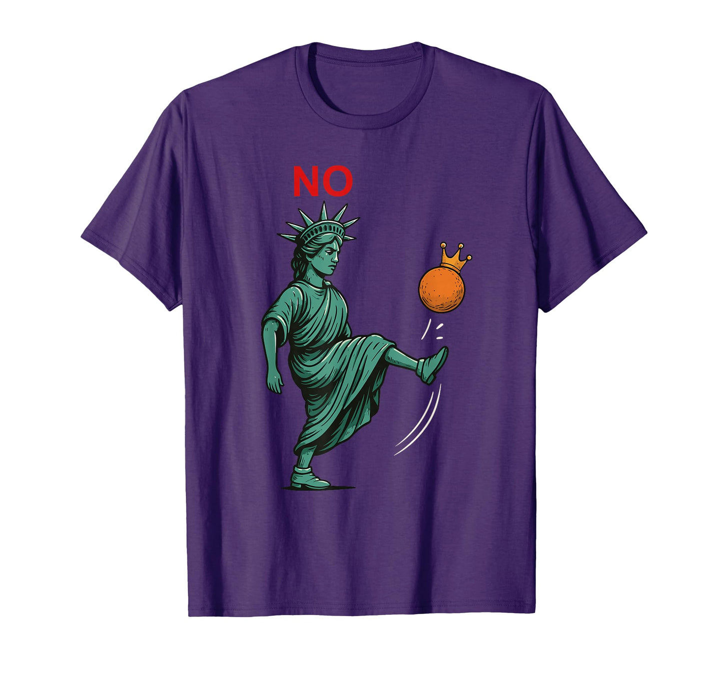 No Kings in America Statue of Liberty 1776 October 18 T-Shirt