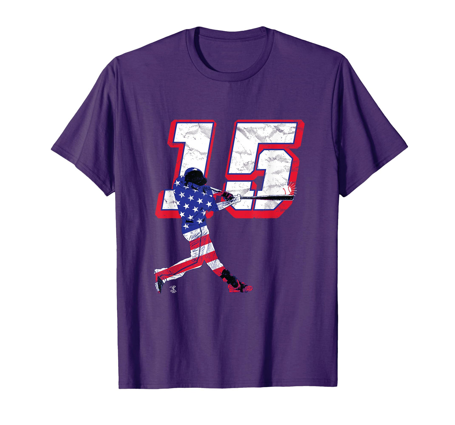Dustin Pedroia Flag Silhouette Gameday T-Shirt