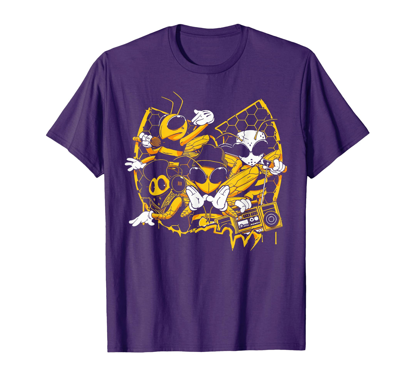 Bees Hip Hop Old School Rap Music Lover T-Shirt
