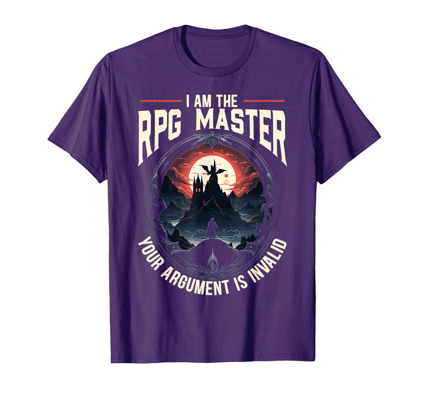 RPG Master D20 Gaming Tabletop Games Funny RPG Gamer T-Shirt