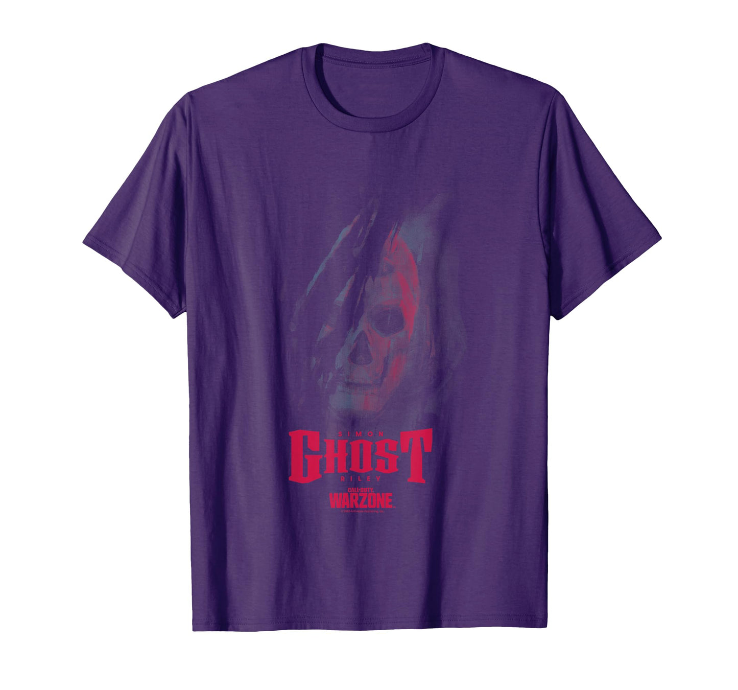 Call of Duty: Warzone Halloween Simon Ghost Riley Face Logo T-Shirt