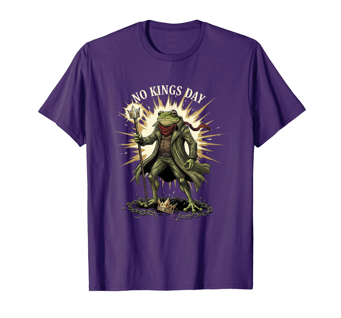 No Kings Day Portland Shirt Frog Protest T-Shirt