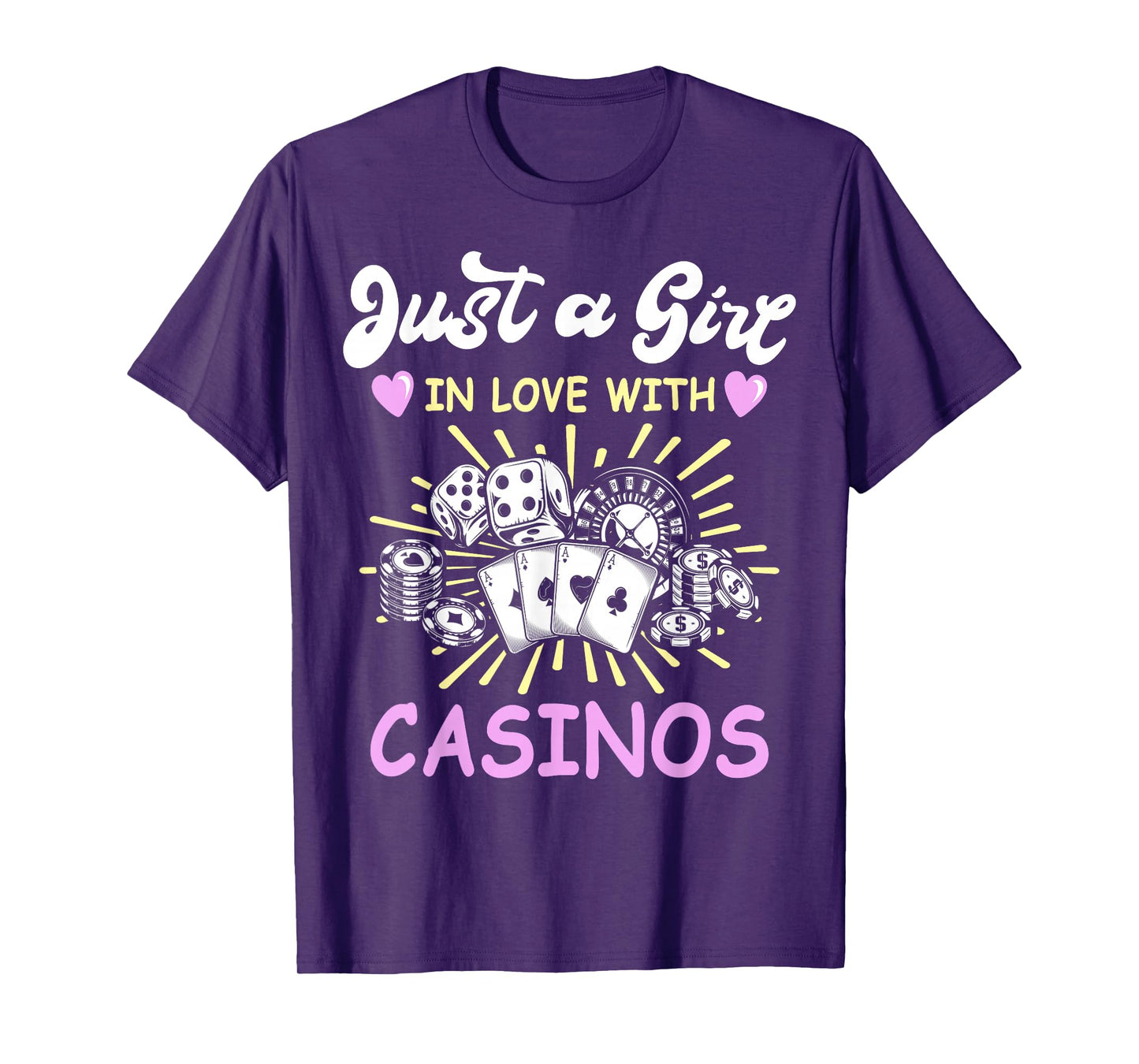 Casino Lover Casino Chips Outfit for Women Slot Machine T-Shirt