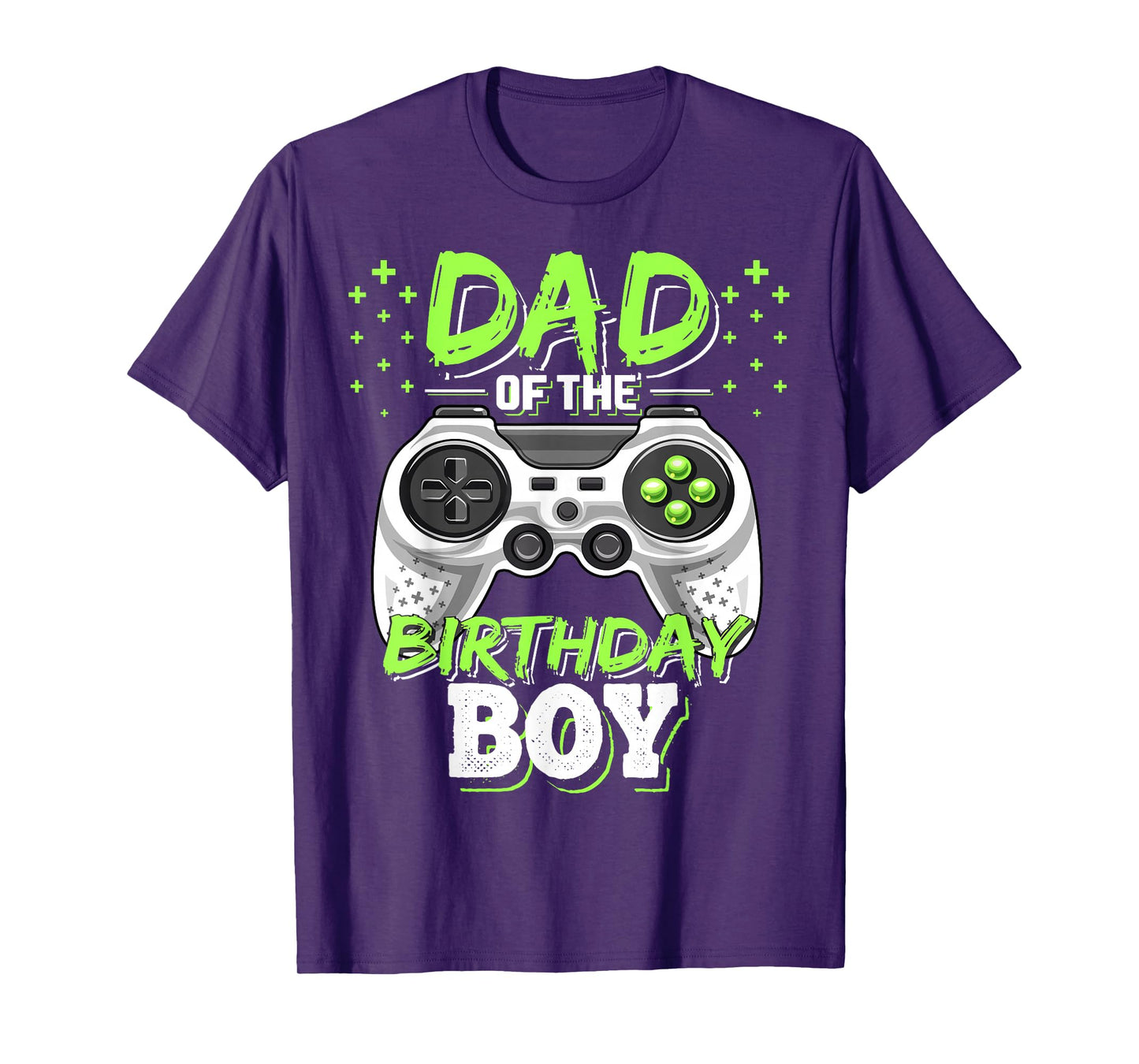 Dad of the Birthday Boy Matching Video Gamer Birthday Party T-Shirt