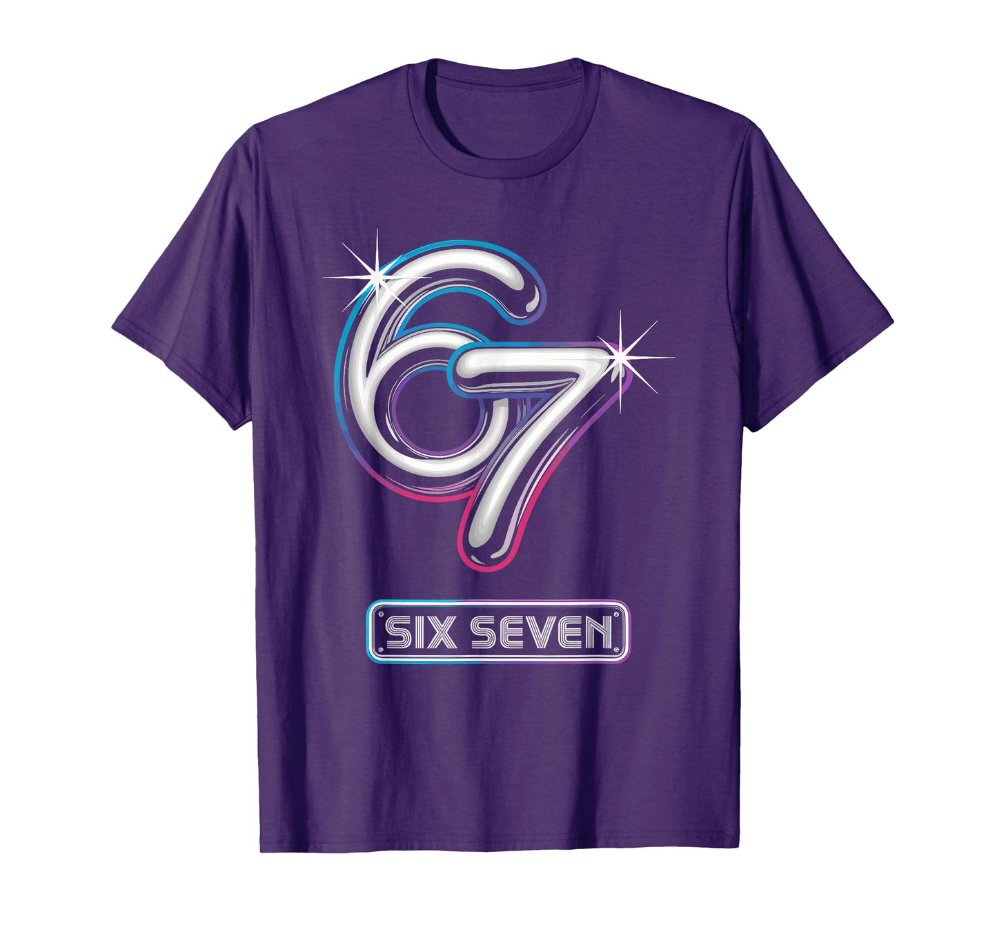 6 7 Meme Six Seven Youth Outfit Gen Alpha Funny Design 67 T-Shirt