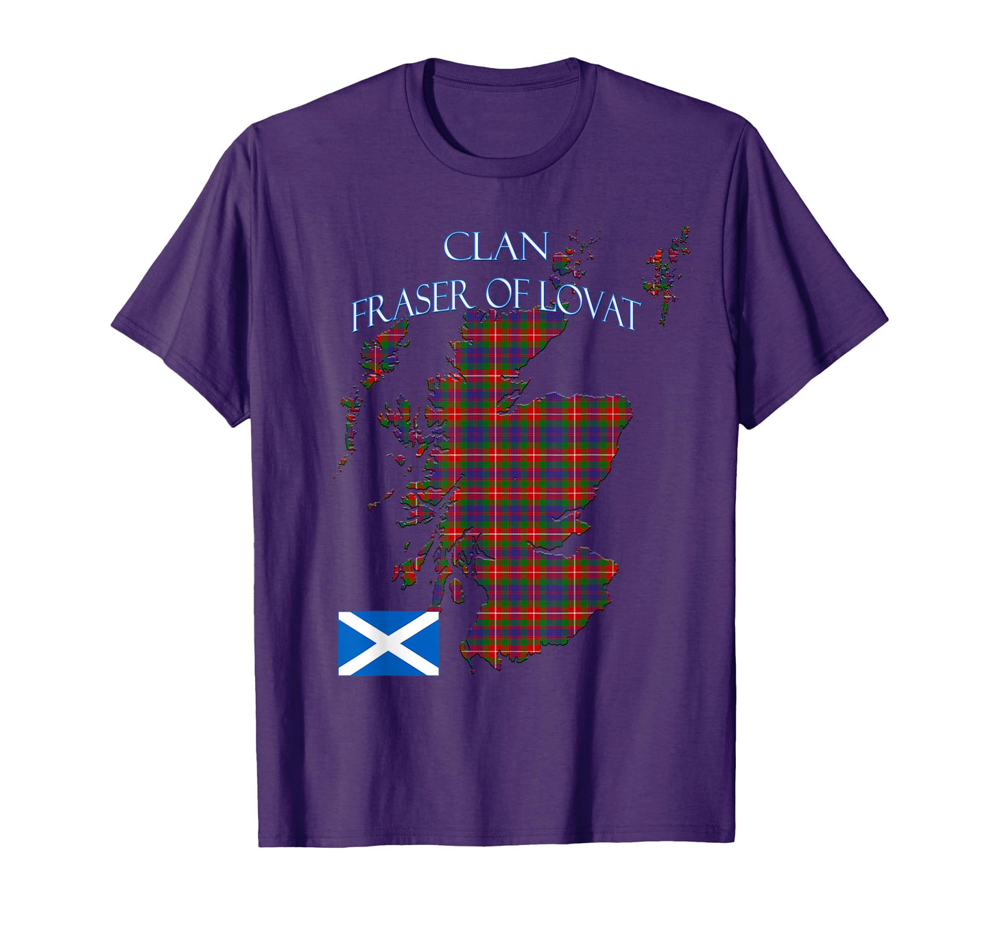 Fraser of Lovat Scottish Clan Tartan Scotland T-Shirt