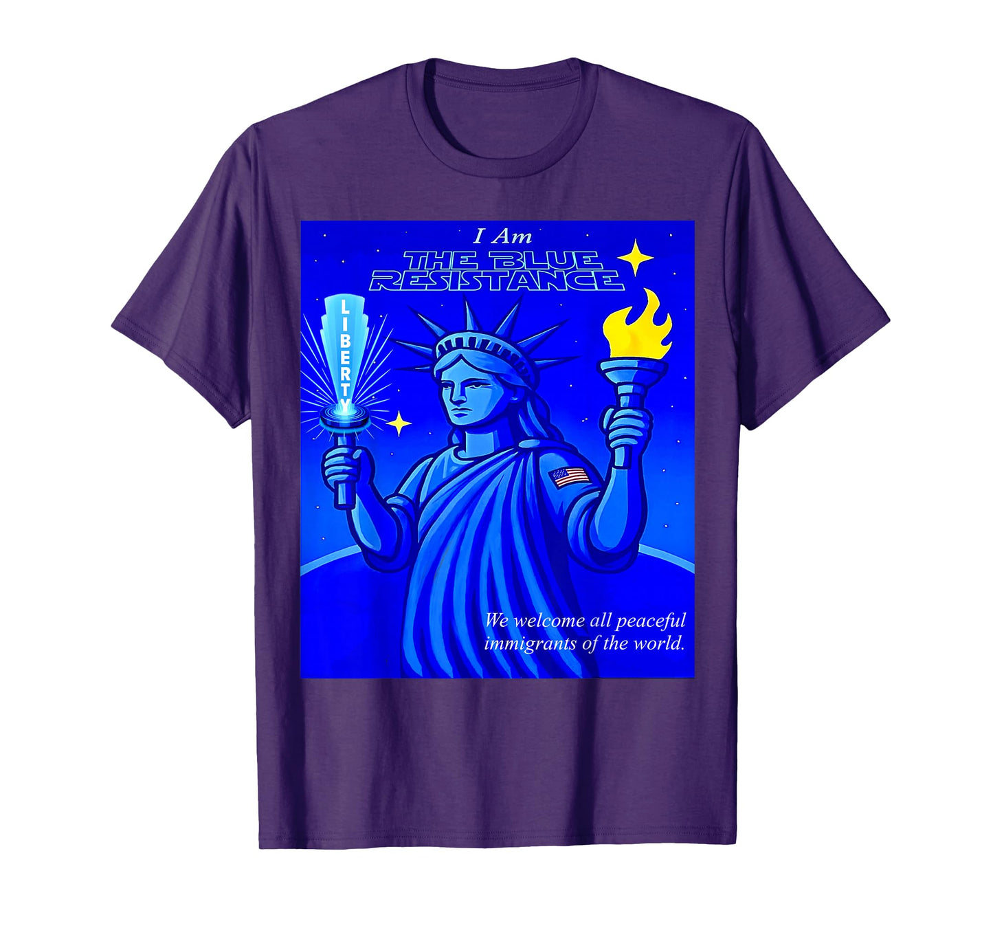 No Kings,No Wars, Resist, Liberty,Eagle,Democracy, Political T-Shirt