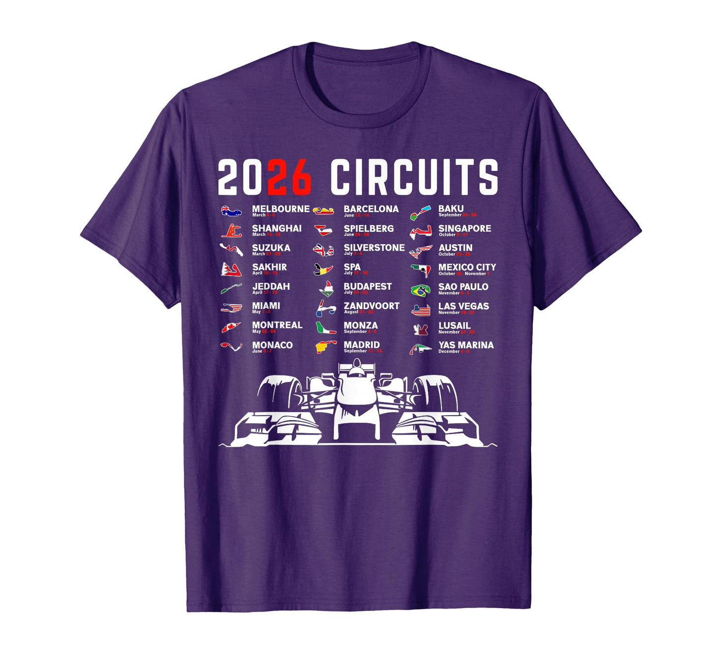 Racing Car Silhouette T-Shirt