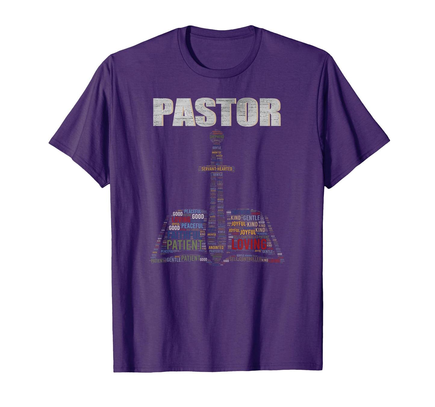 Christian Minister Word Cloud Church Pastor Appreciation Day T-Shirt