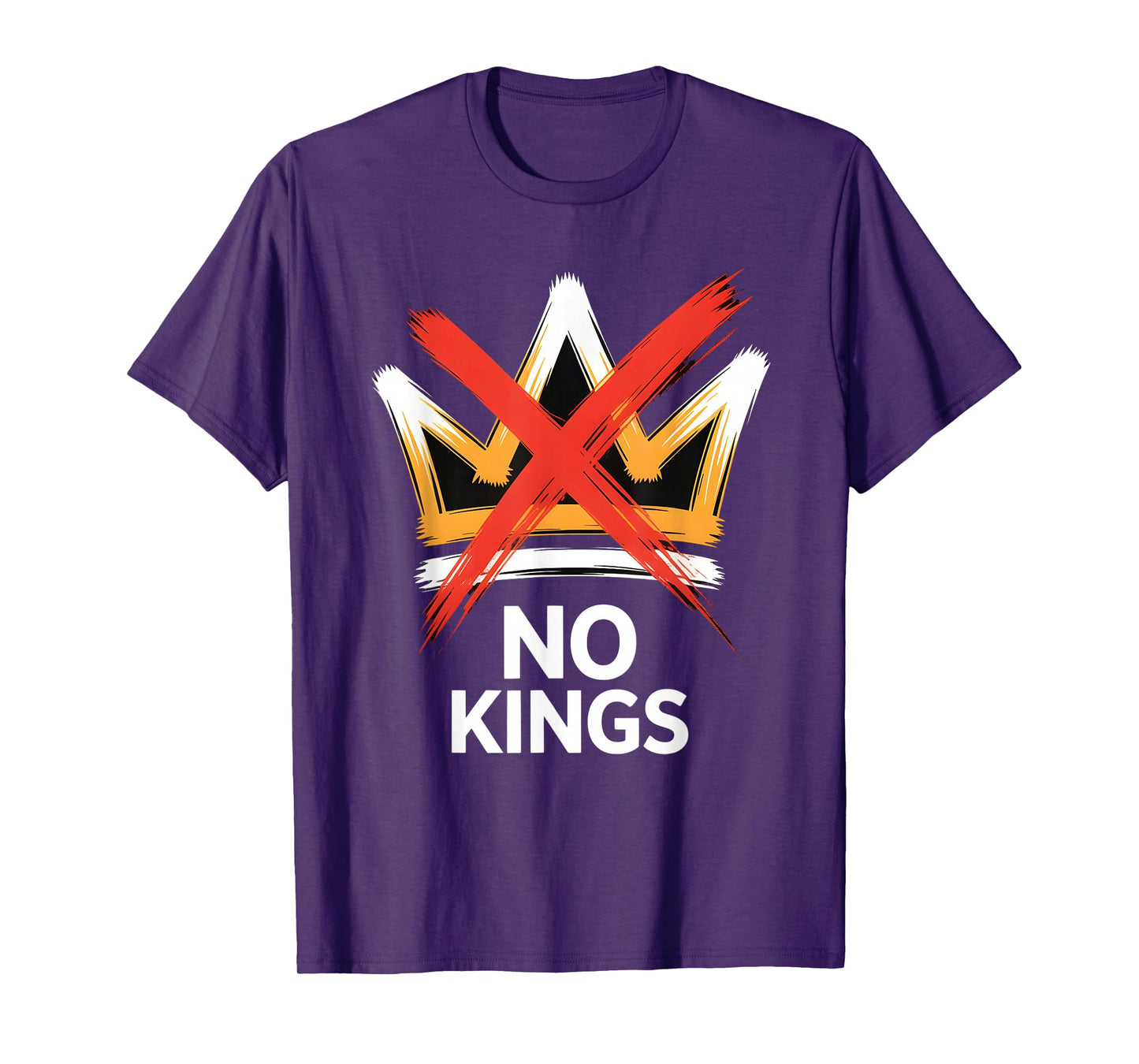 No Kings Protest Democracy No Kings in America Patriotic T-Shirt
