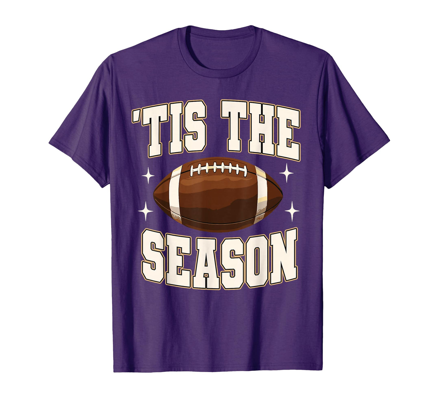 Tis The Season Game Day Football Mom Mama Touchdown Season T-Shirt