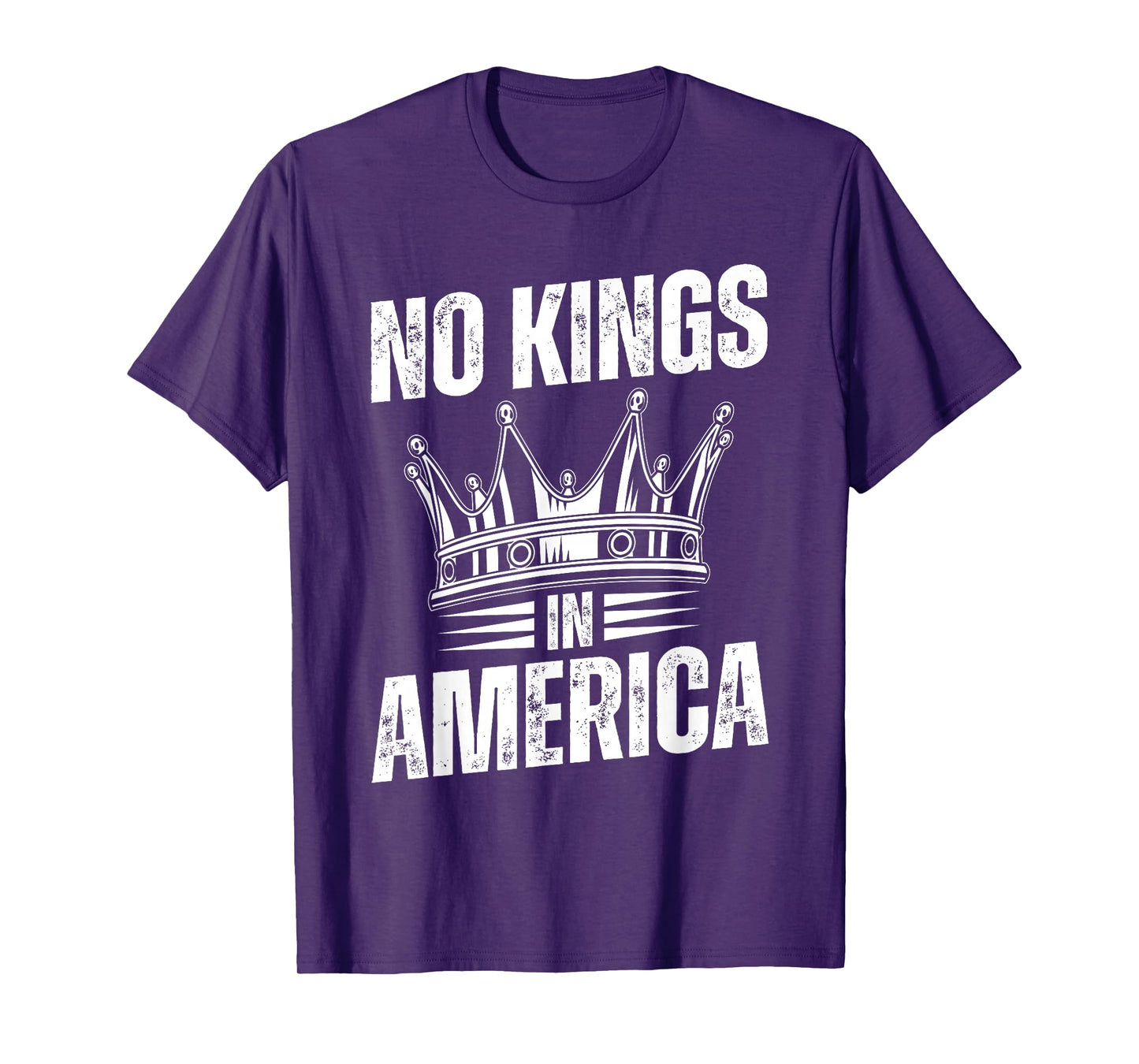 No Kings In America Democracy United States Independence T-Shirt