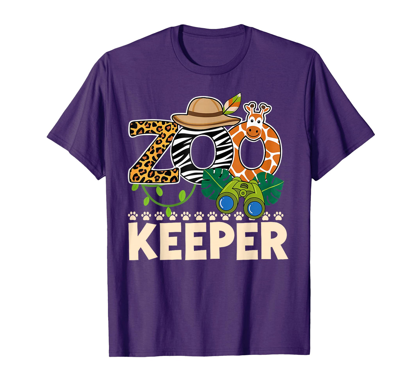Zoo Keeper Costume Halloween Party Safari Zookeeper Outfit T-Shirt