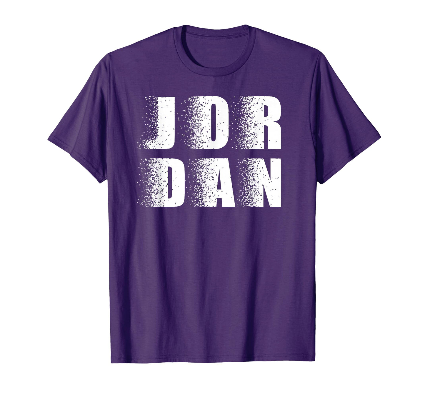Name Jordan Distressed Design Boys Girls Named Jordan Retro T-Shirt
