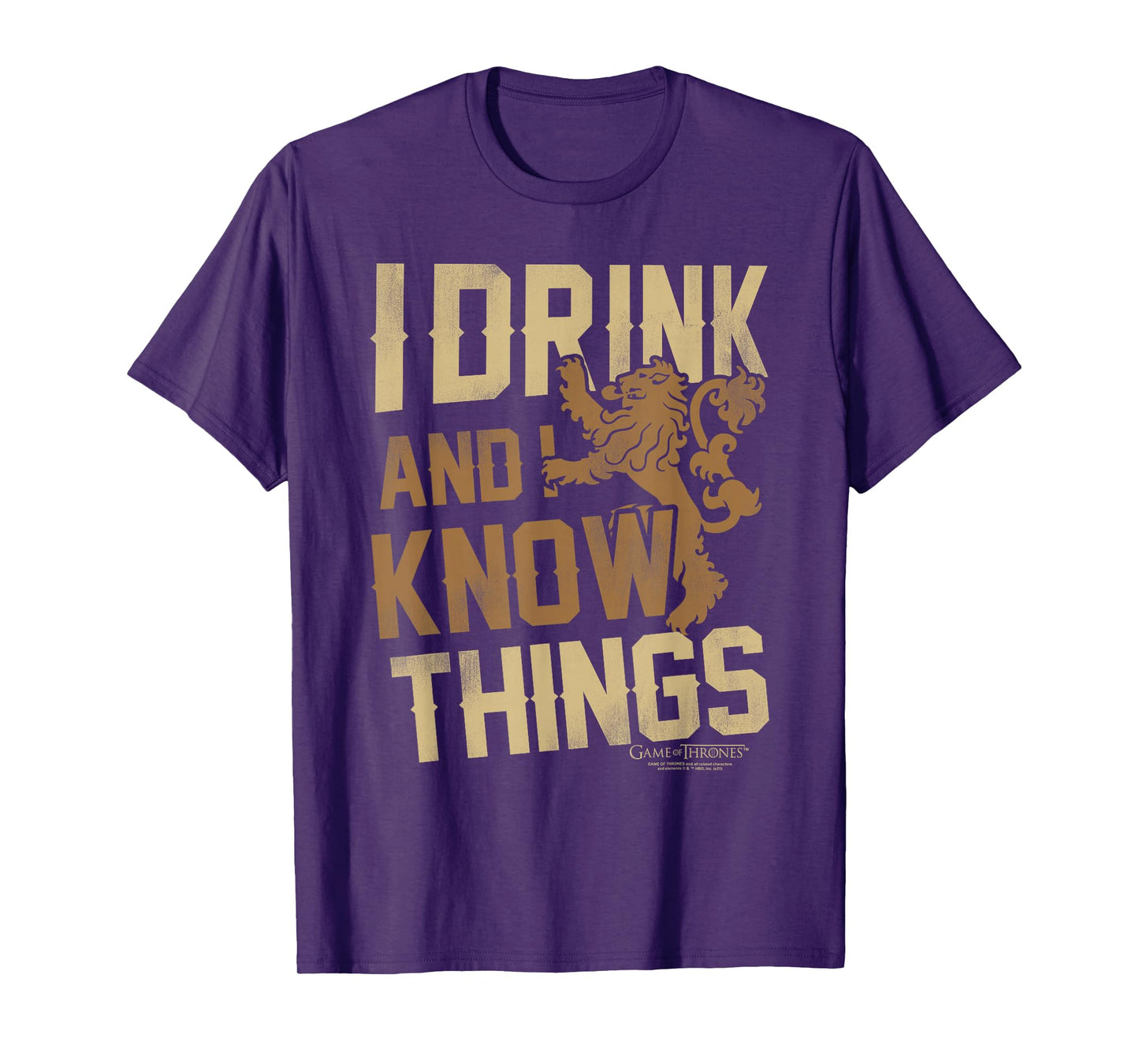 Game of Thrones I Drink and I Know Things T-Shirt