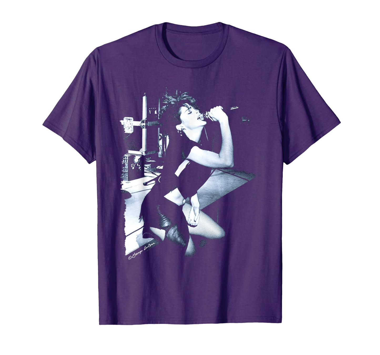 Madonna Early Live Performance B&W Photo By George DuBose T-Shirt
