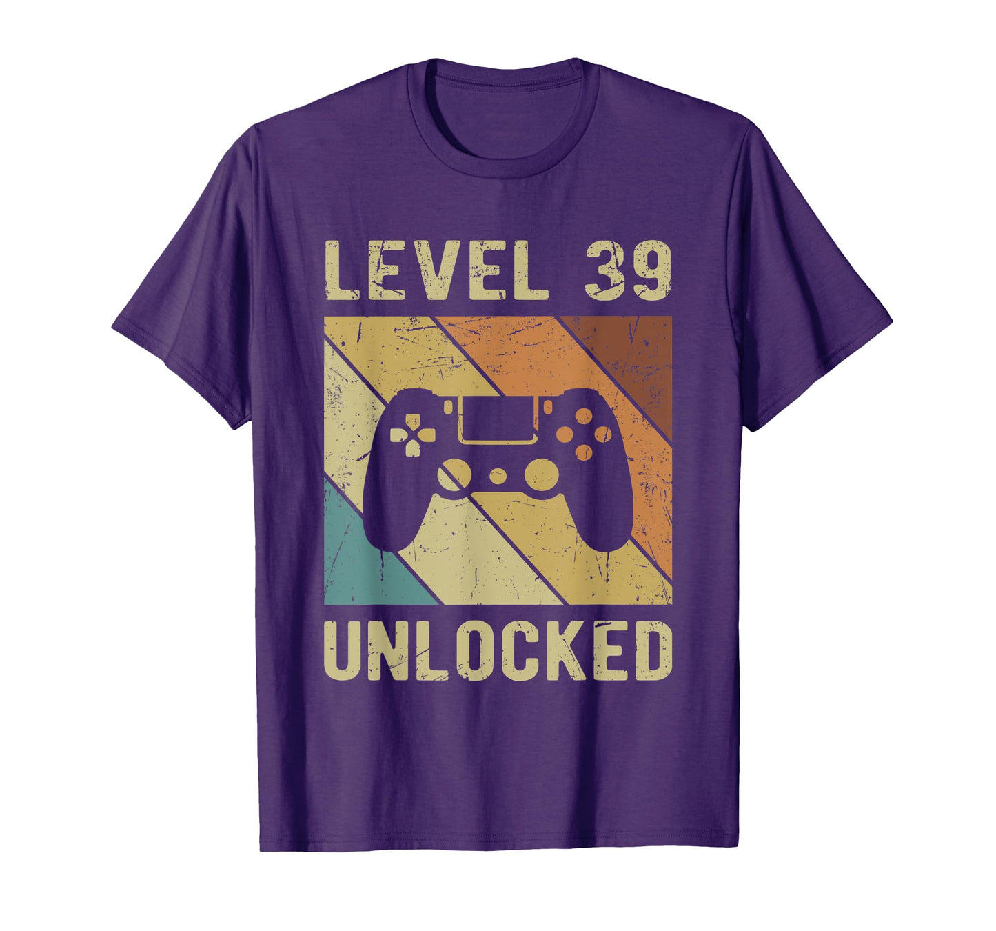 Level 39 Unlocked birthday decoration Funny Video Gamer Gift T-Shirt