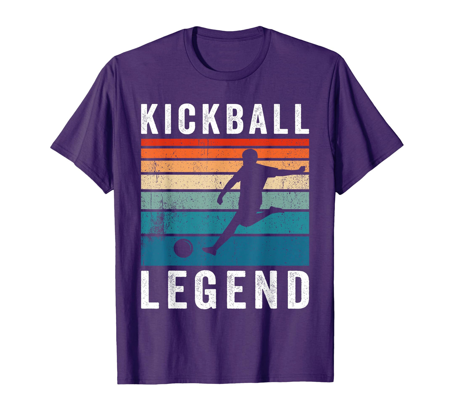 Kickball Legend Funny Kickball Player Retro Kickball T-Shirt