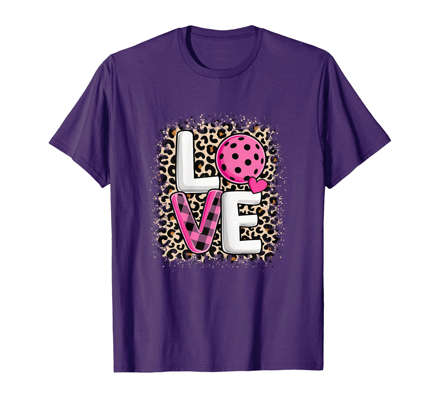Pink Love Pickleball Cute Pickleball Lover Women Girls T-Shirt