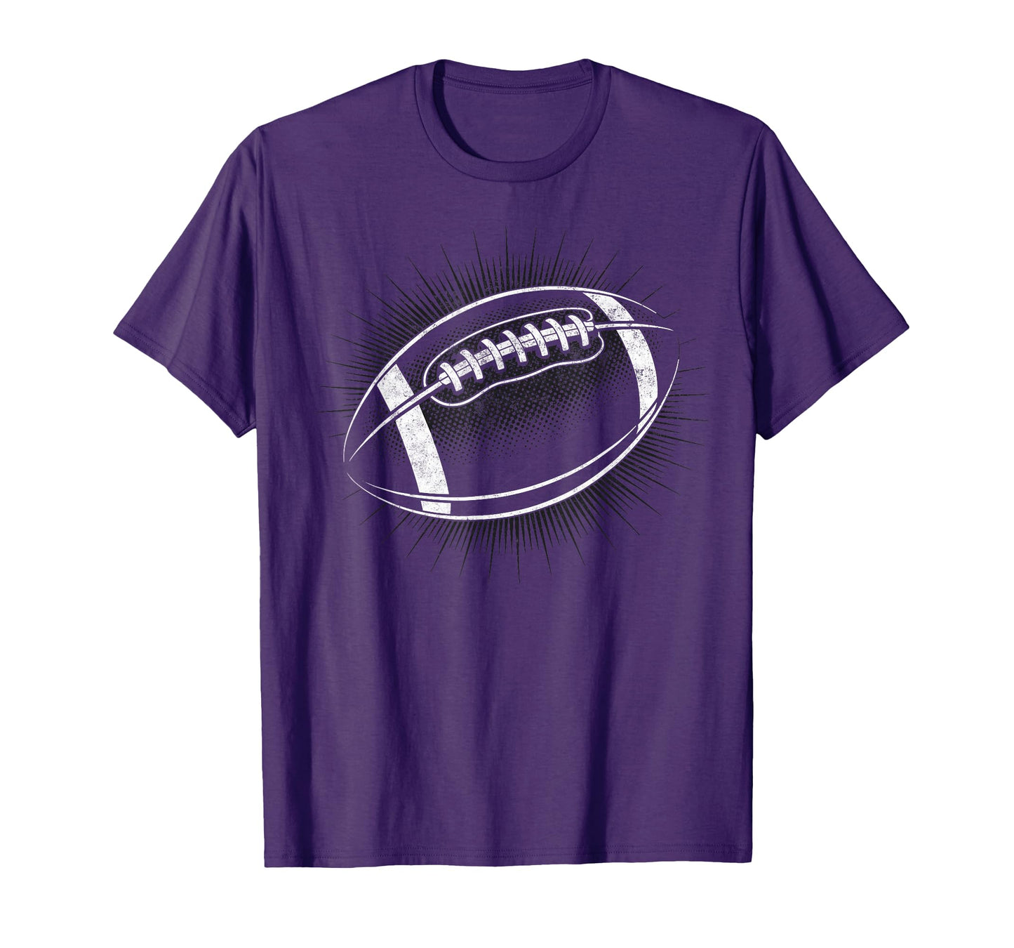 Vintage Football Ball Players Touchdown Game Day Football T-Shirt
