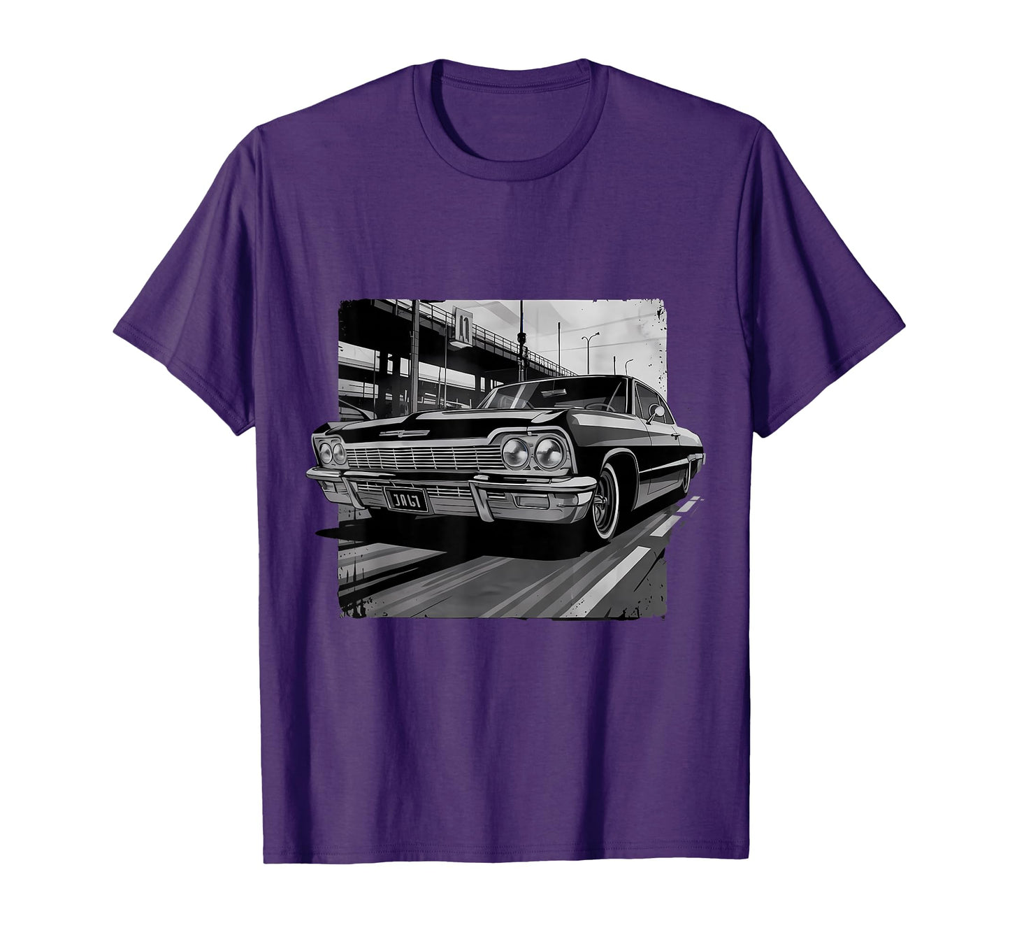 Los Angeles Old School Lowrider Car Chicano Art T-Shirt