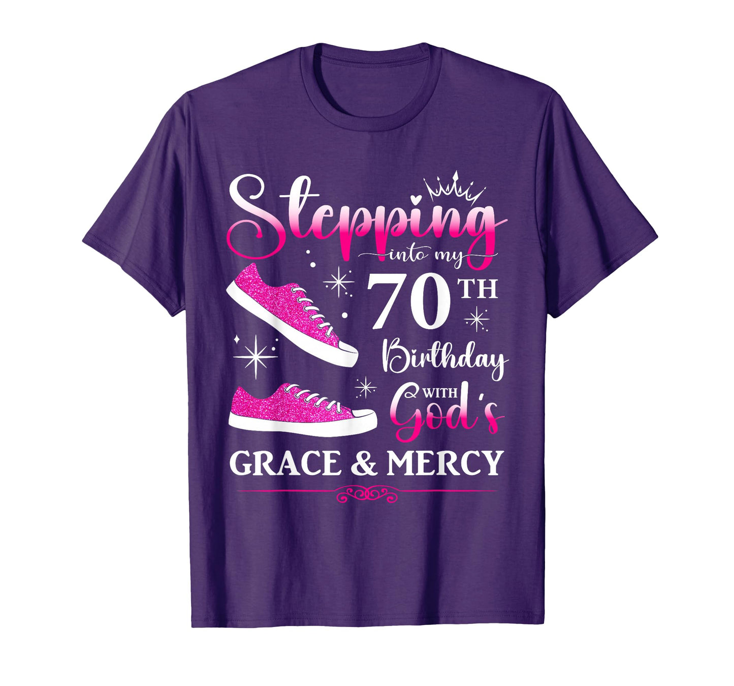 70th Birthday Seventy 70 Years Old Bday Party Funny Womens T-Shirt