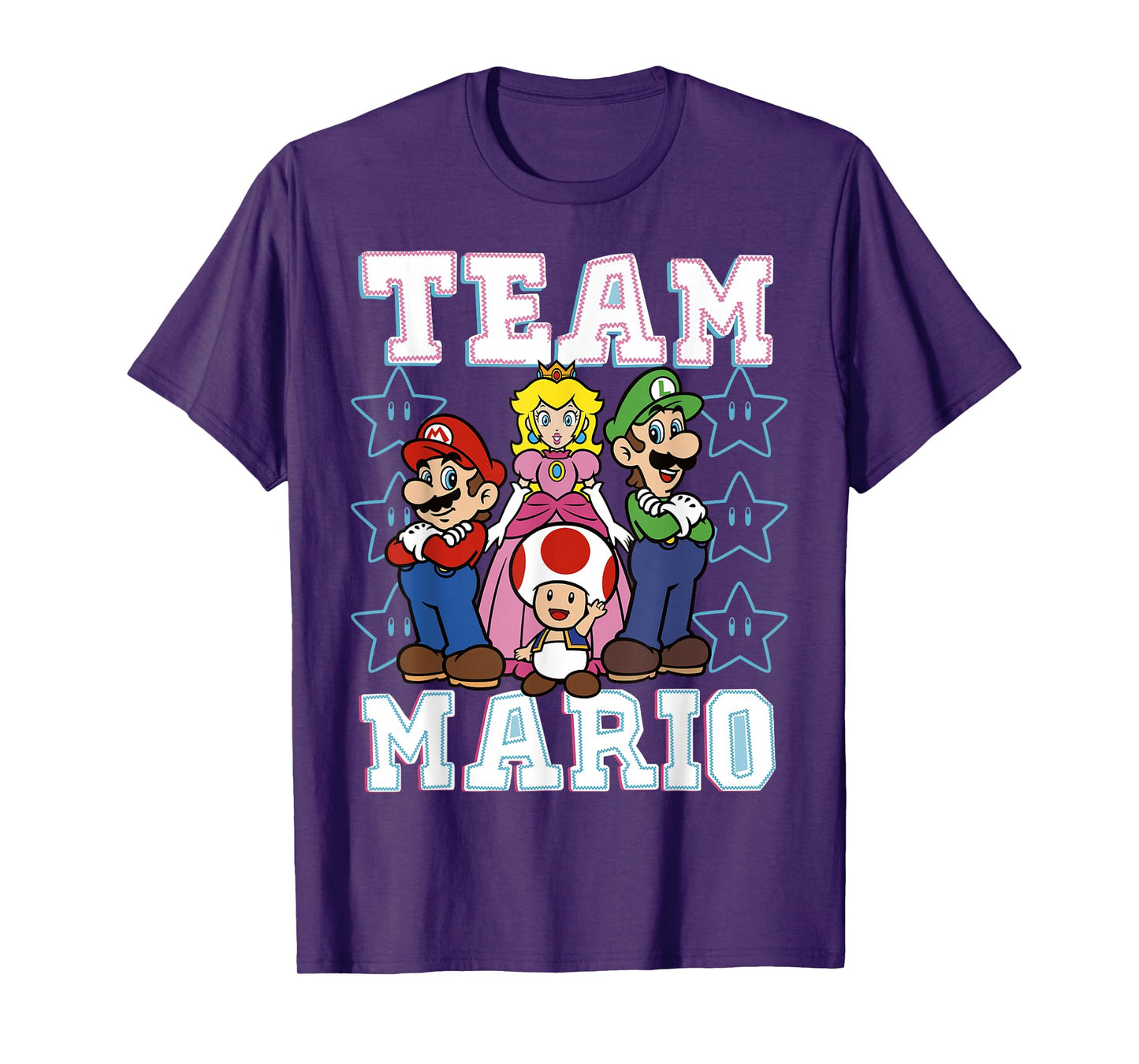 Super Mario Team Mario Group Shot T-Shirt