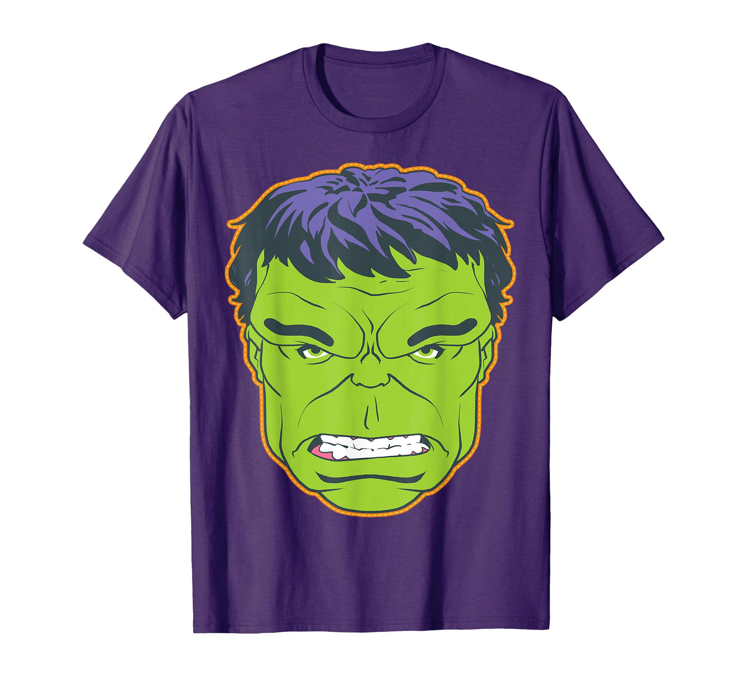 Marvel The Hulk Halloween Retro Vintage Mask Costume T-Shirt