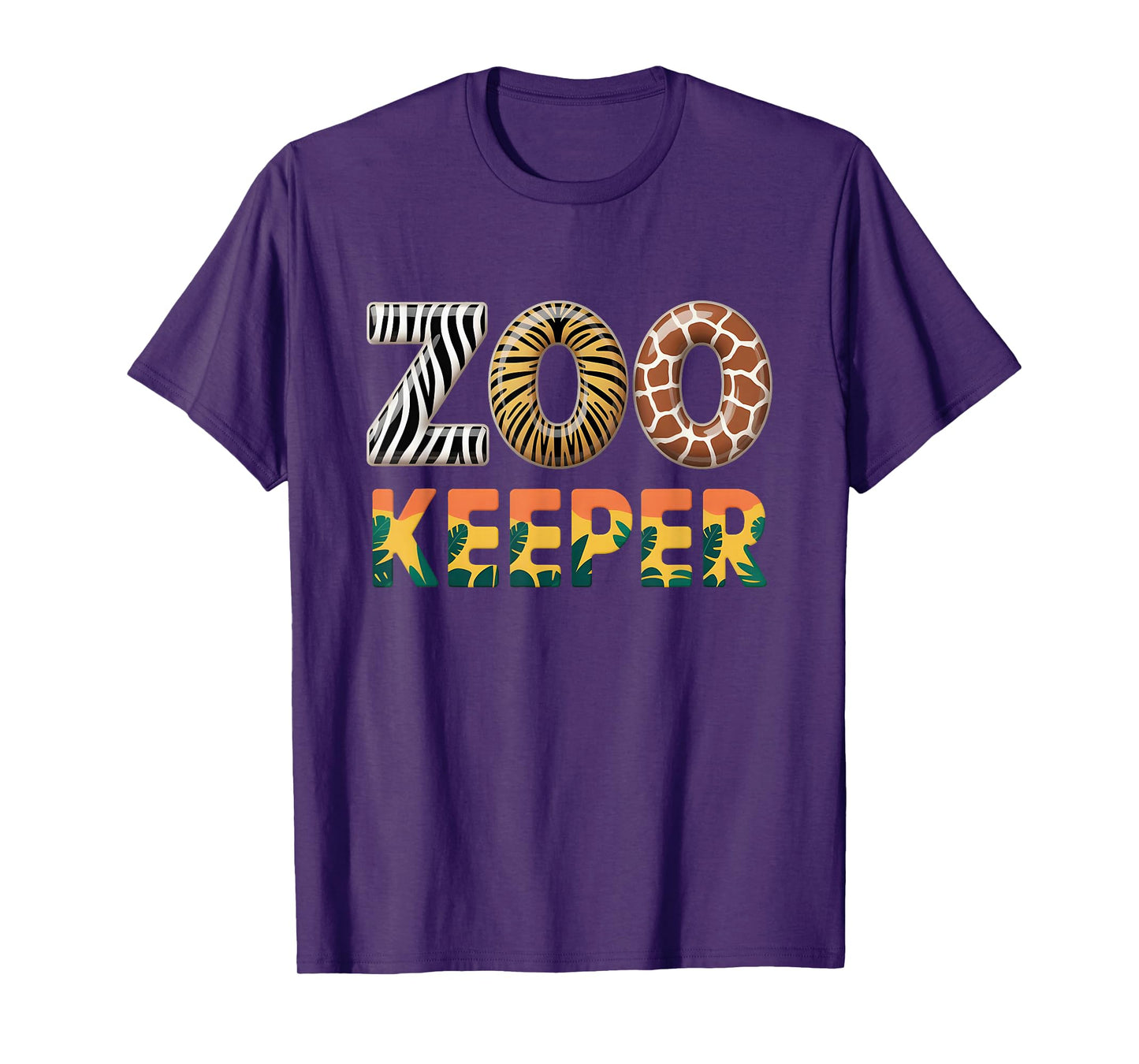 Zoo Keeper Costume Adult Halloween Party Safari Zookeeper T-Shirt