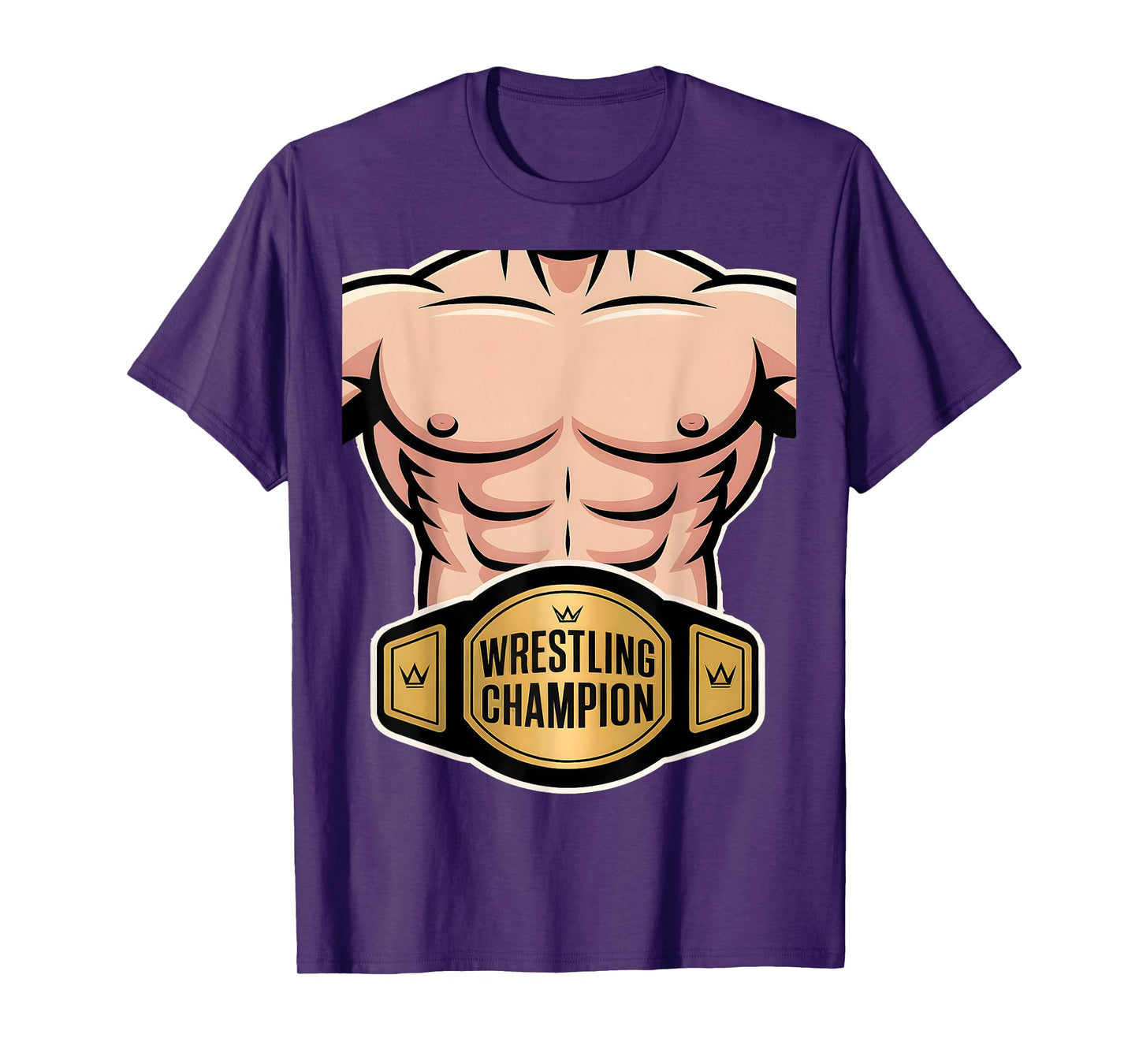 Wrestling Championship Belt Wrestler Costume Kids Boys T-Shirt