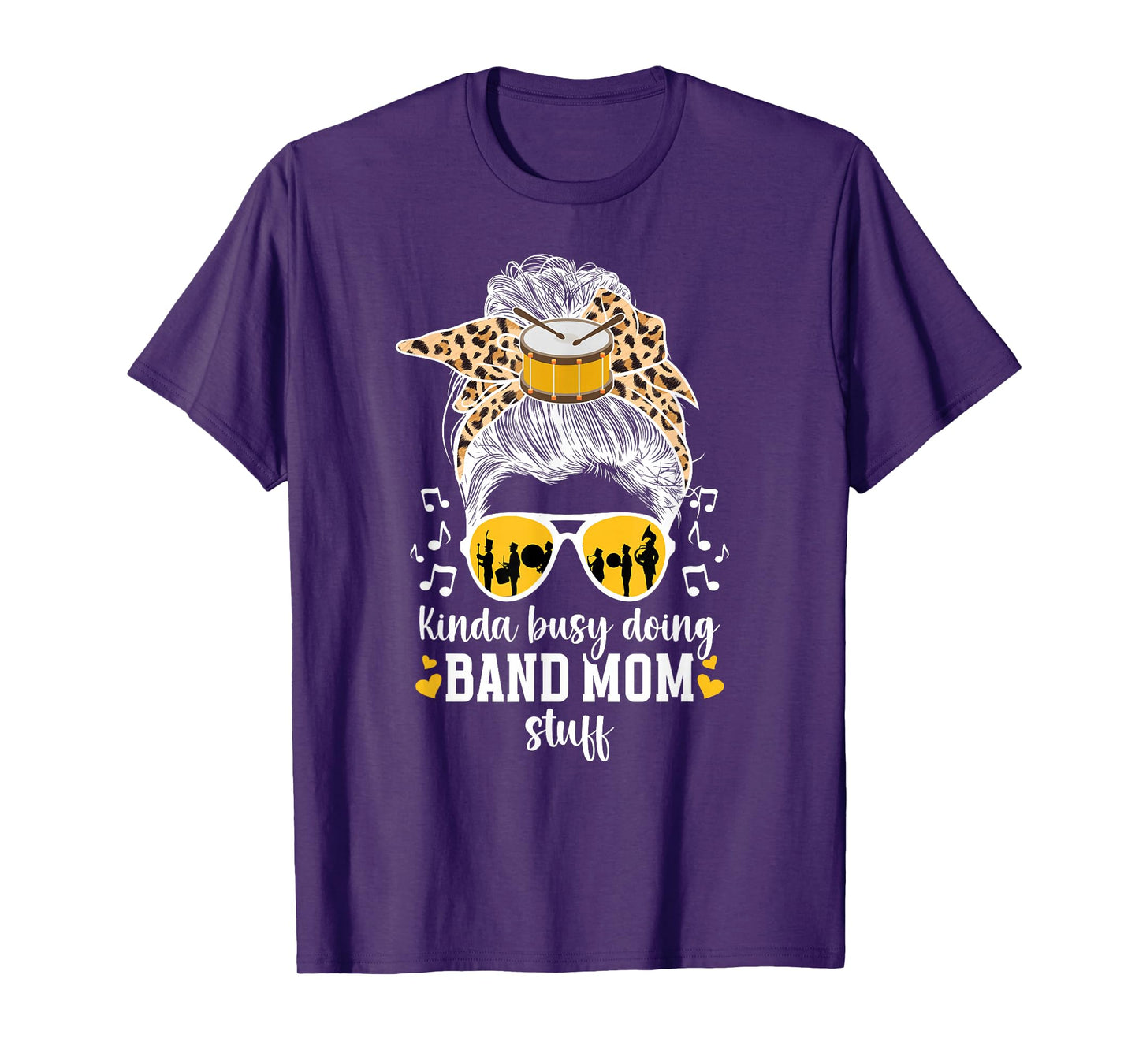 Busy Doing Band Mom Stuff Marching Band Mother T-Shirt