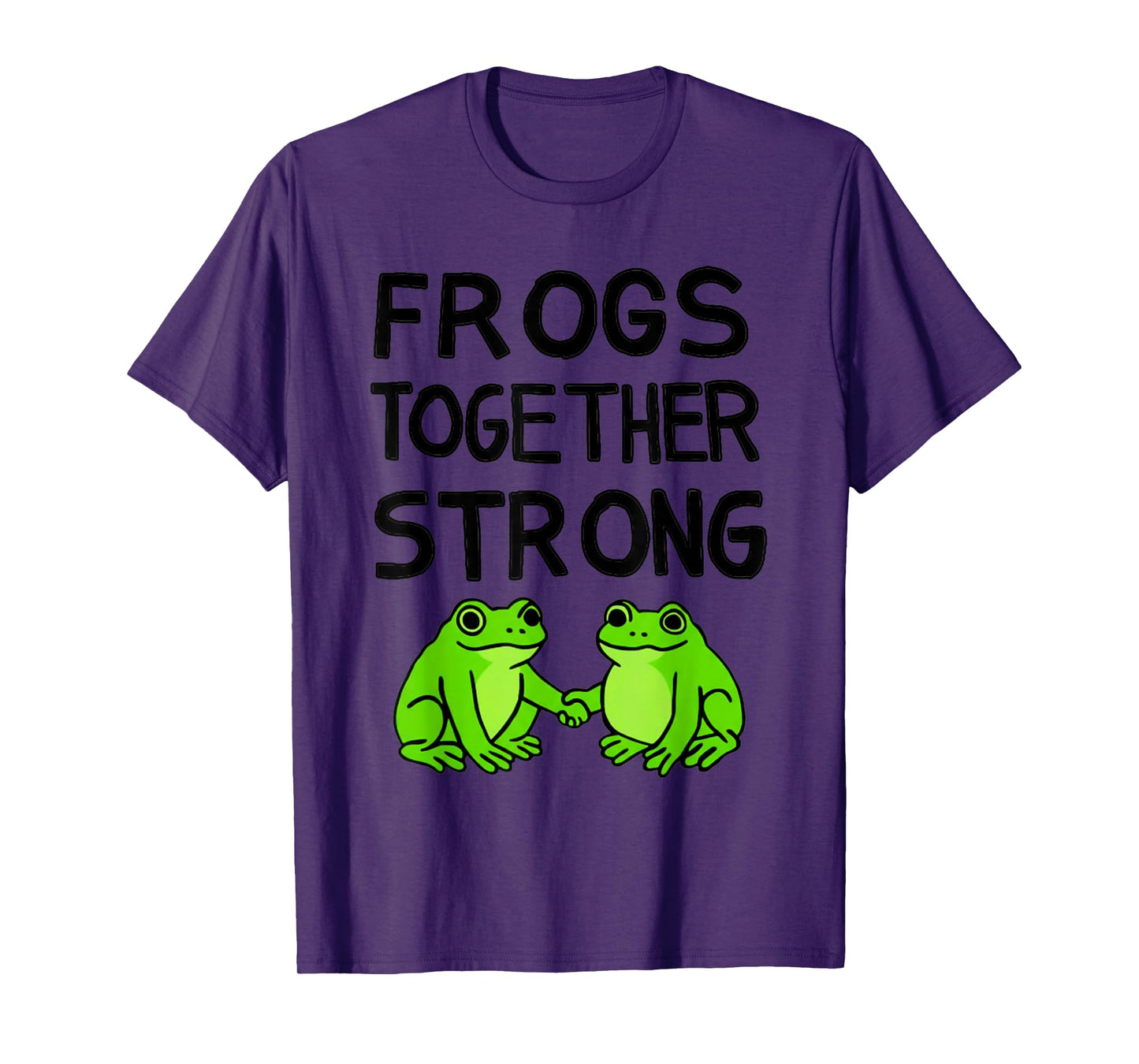 Portland Frog Protest - Frogs Stronger Together T-Shirt
