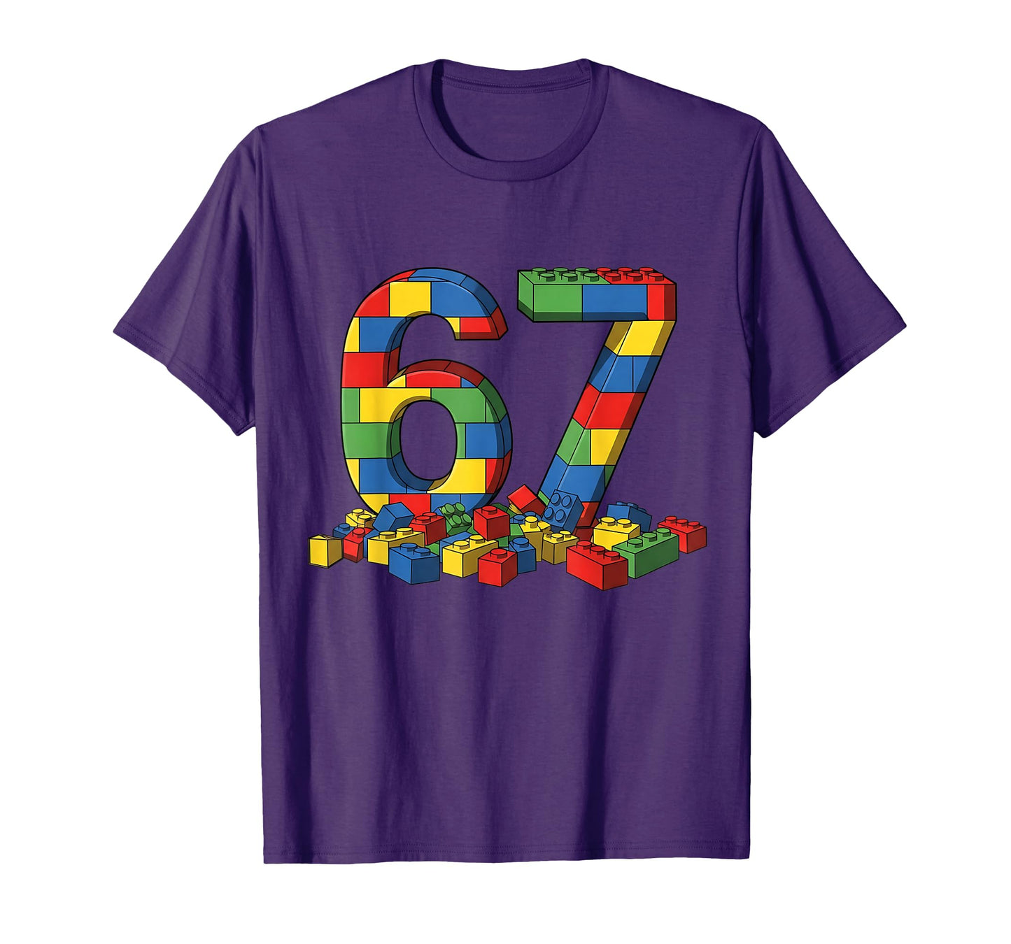 Number 67 Six Seven Meme Sixty-Seven Gen Alpha Birthday T-Shirt