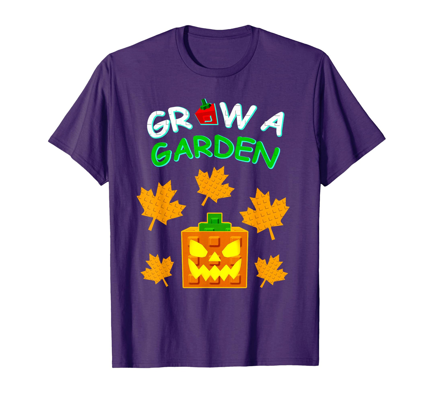Grow A Garden Halloween Pumpkin Gamer Fan T-Shirt