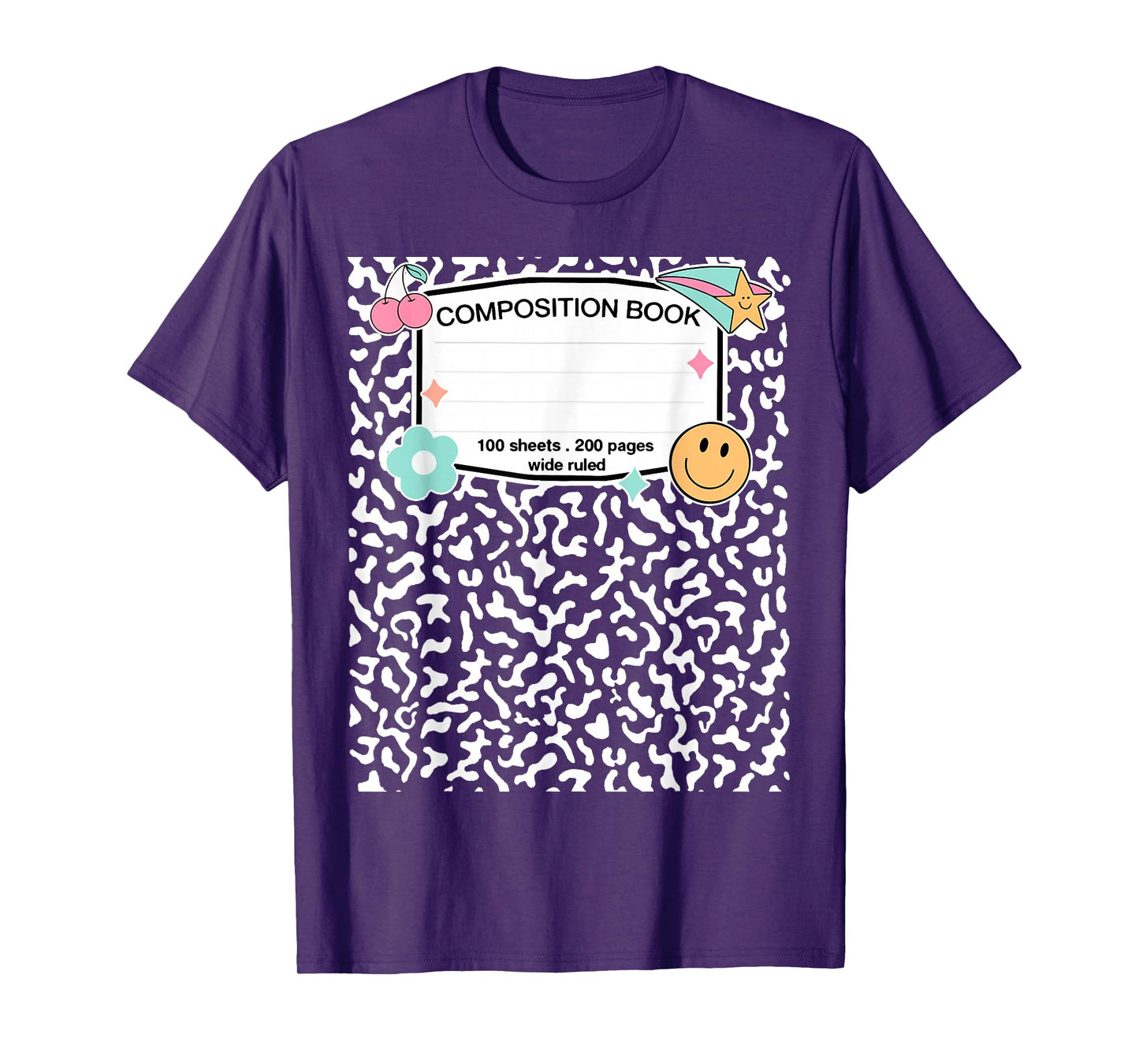 Matching Group Halloween Teacher Composition Book Notebook T-Shirt