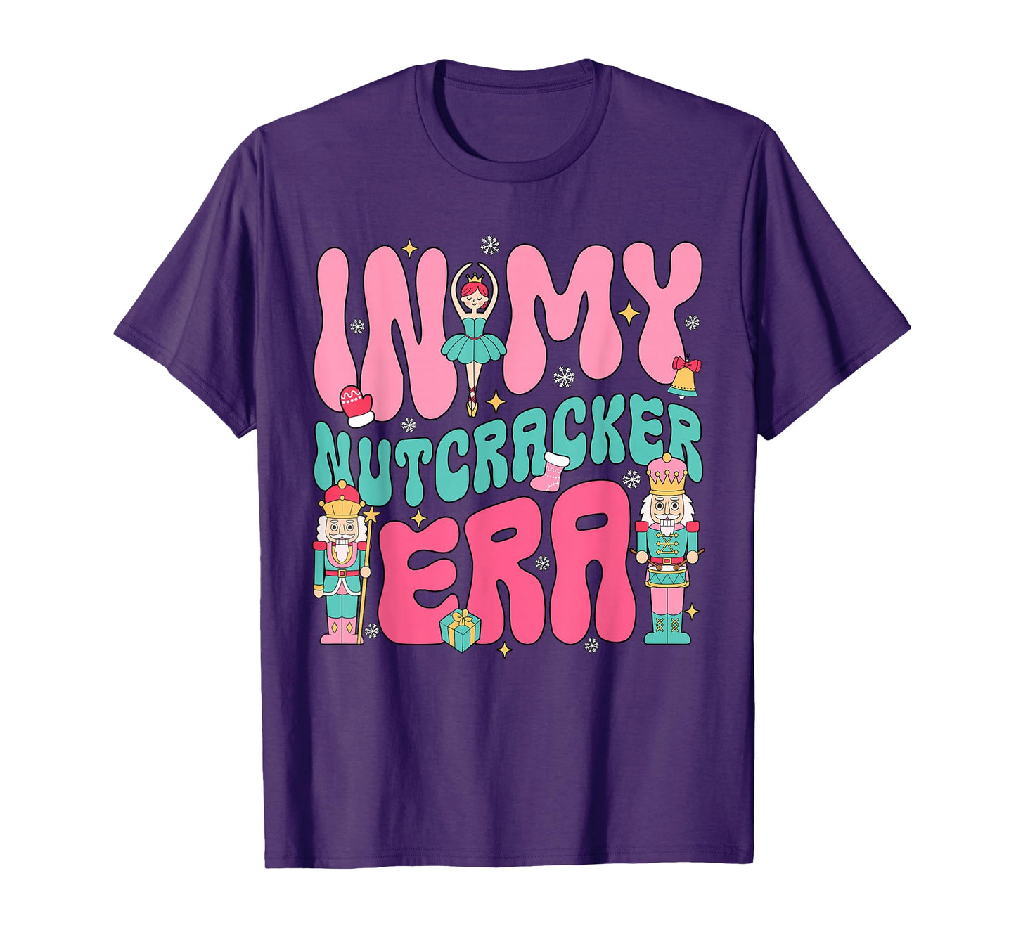 Pink Nutcracker Squad in My Nutcracker Era Christmas Women T-Shirt