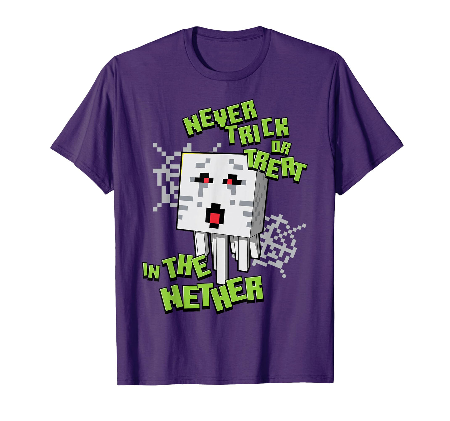 Minecraft Never Trick Or Treat In The Nether Halloween T-Shirt