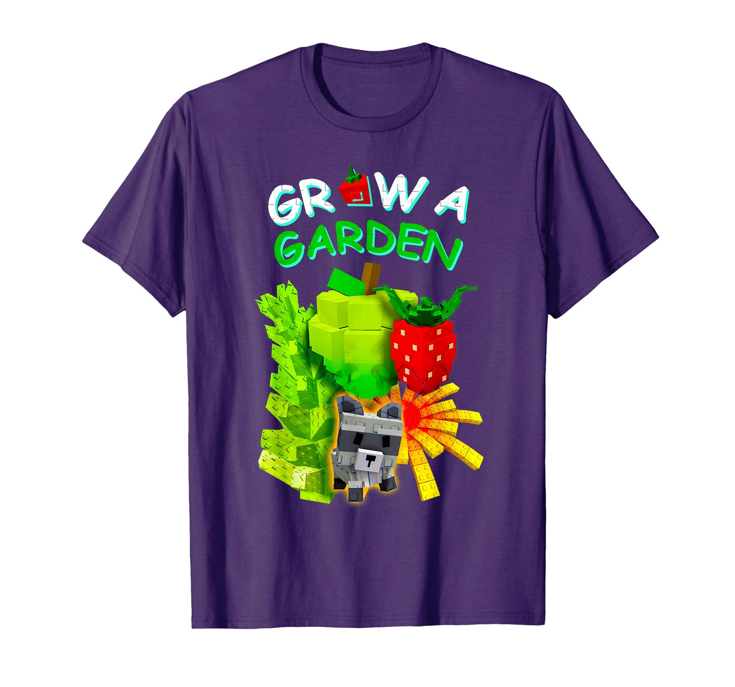 Grow A Garden Sugar Apple Romanesco Elder Strawberry Gamer T-Shirt