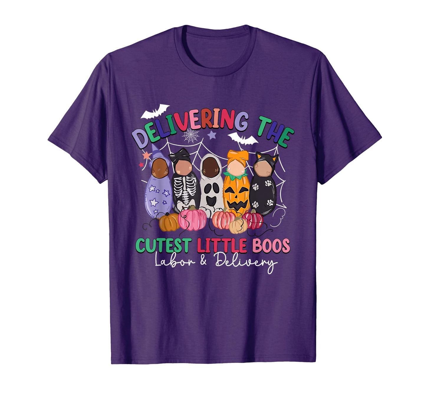 Delivering The Cutest Boos Labor & Delivery Halloween Nurse T-Shirt