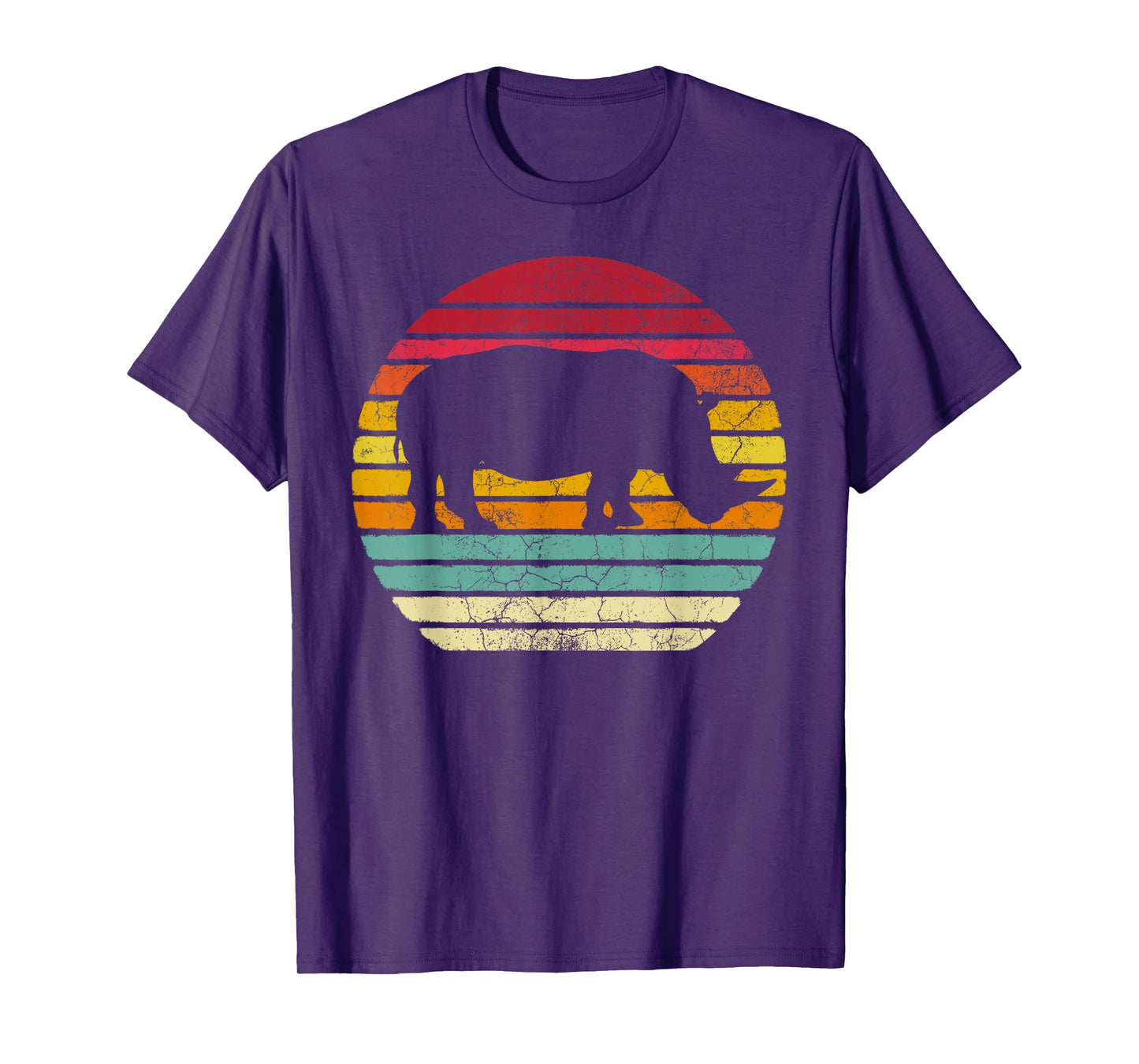 Rhinoceros Rhino Retro Style Vintage Men Women Classic Gift T-Shirt
