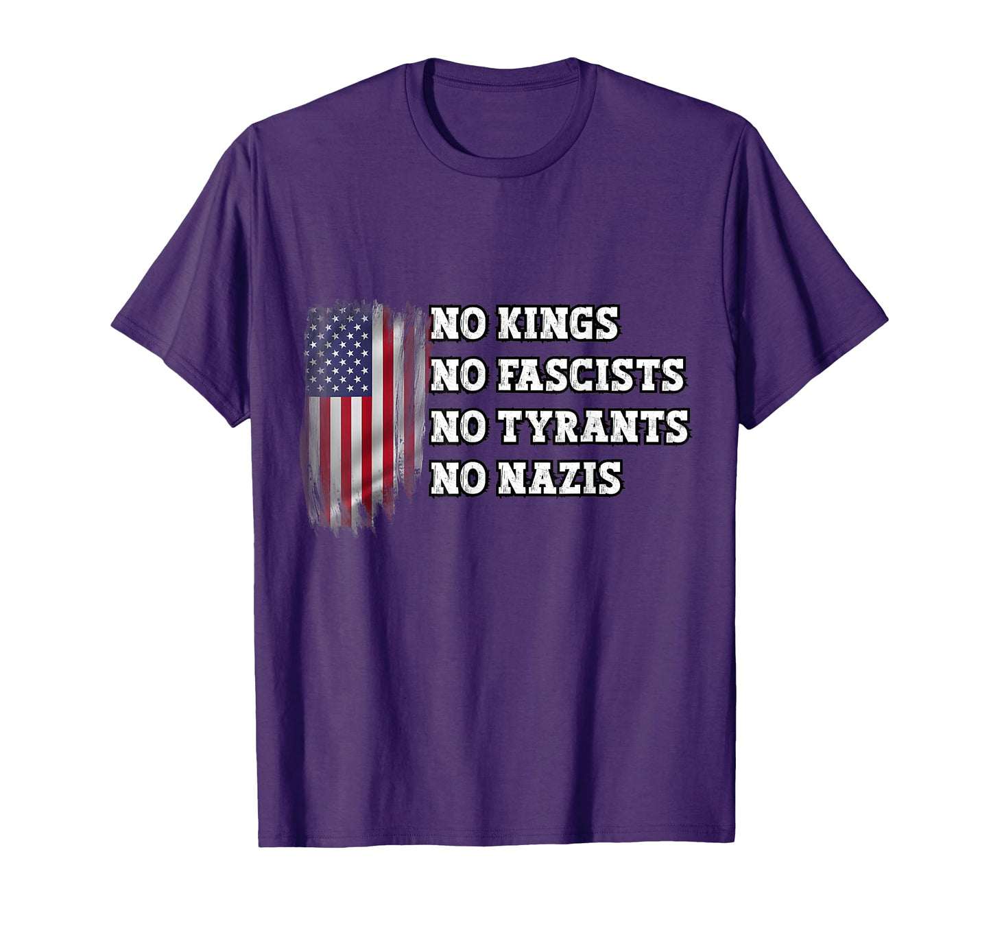 No Kings Patriotic Men Women Liberty T-Shirt