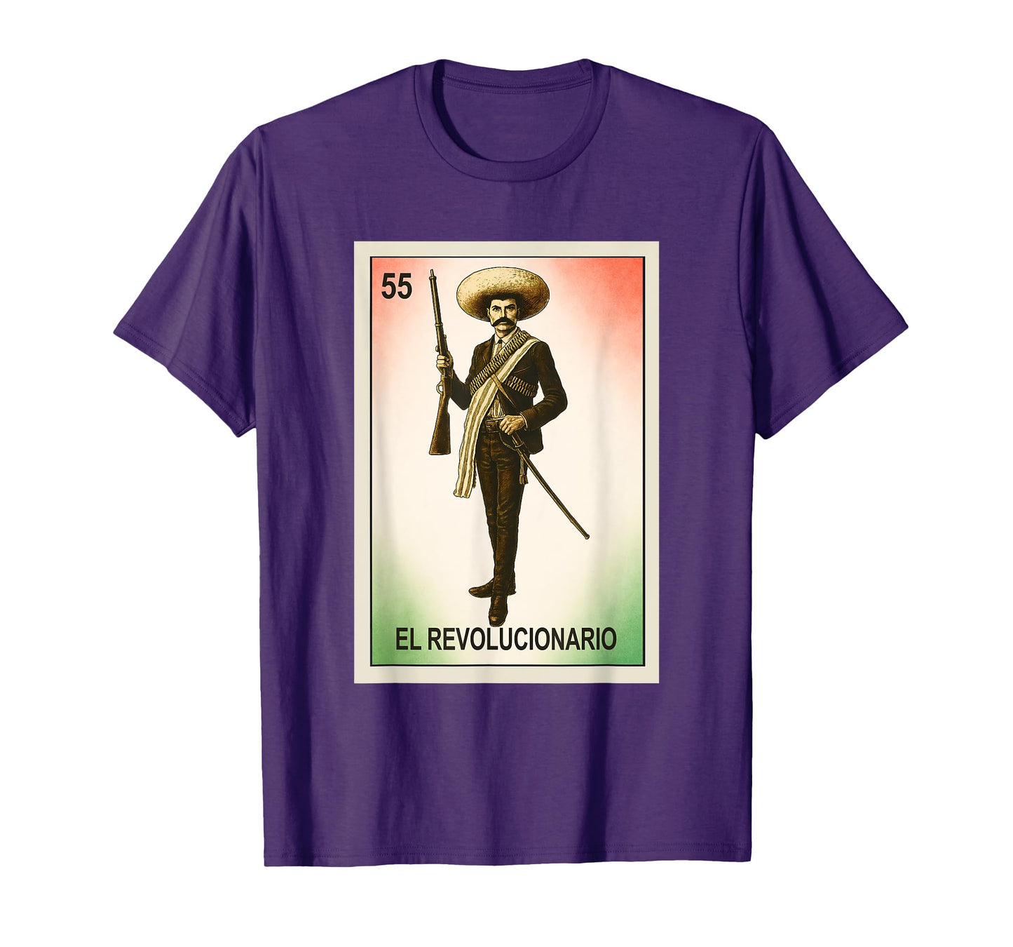 Mexican Lottery Designs El Revolucionario Emiliano Zapata T-Shirt
