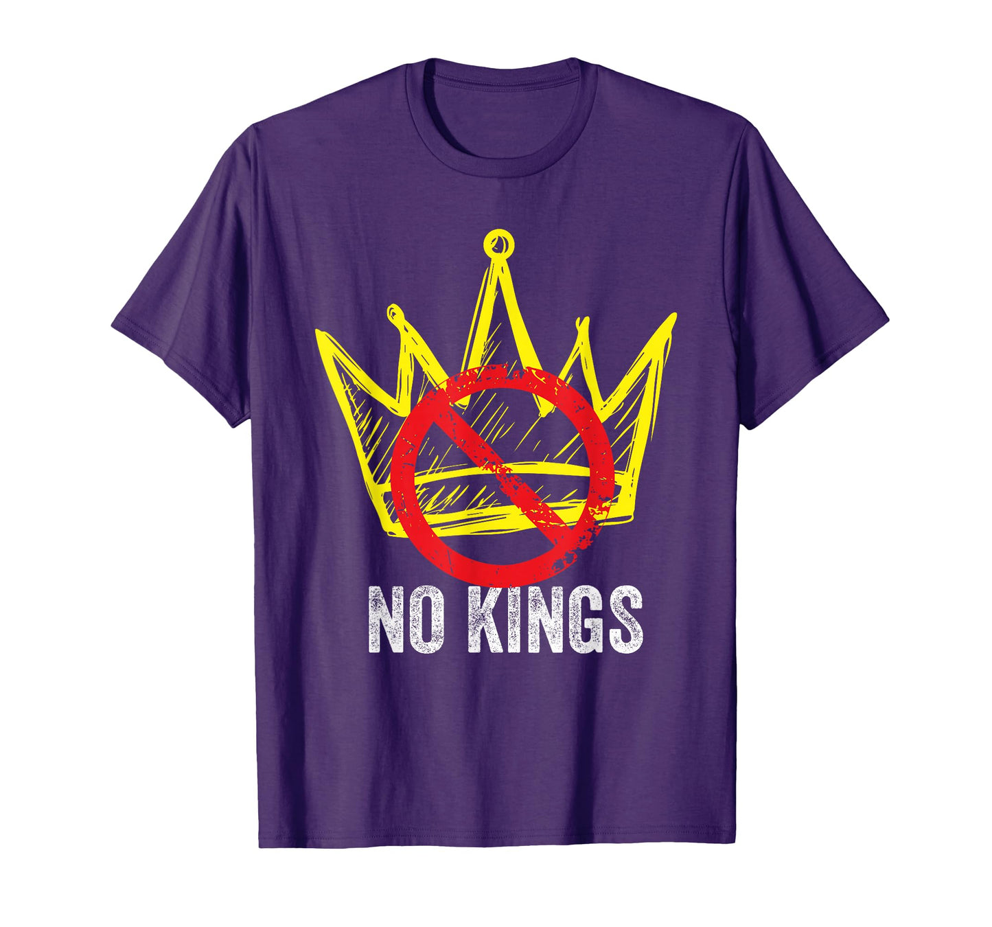 No Kings in America We The People Political Men Women T-Shirt