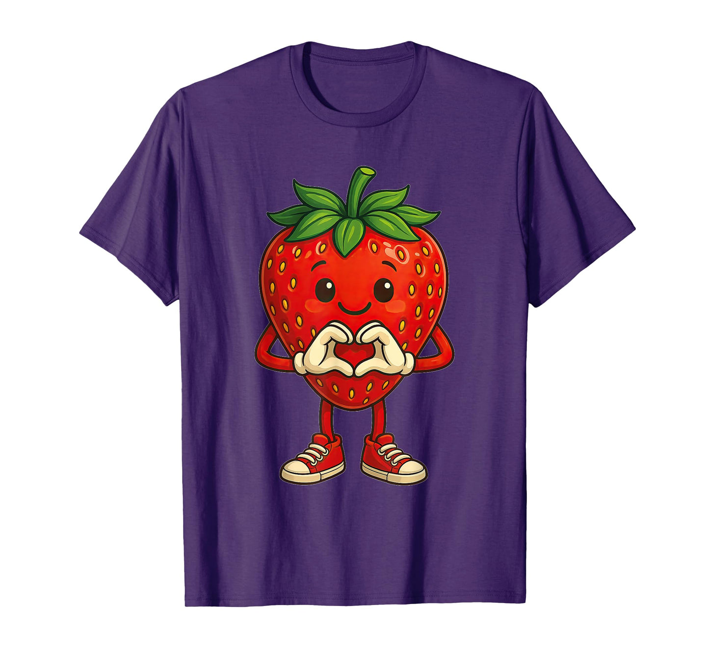 Strawberry with Heart | Sweet strawberry motif with heart T-Shirt